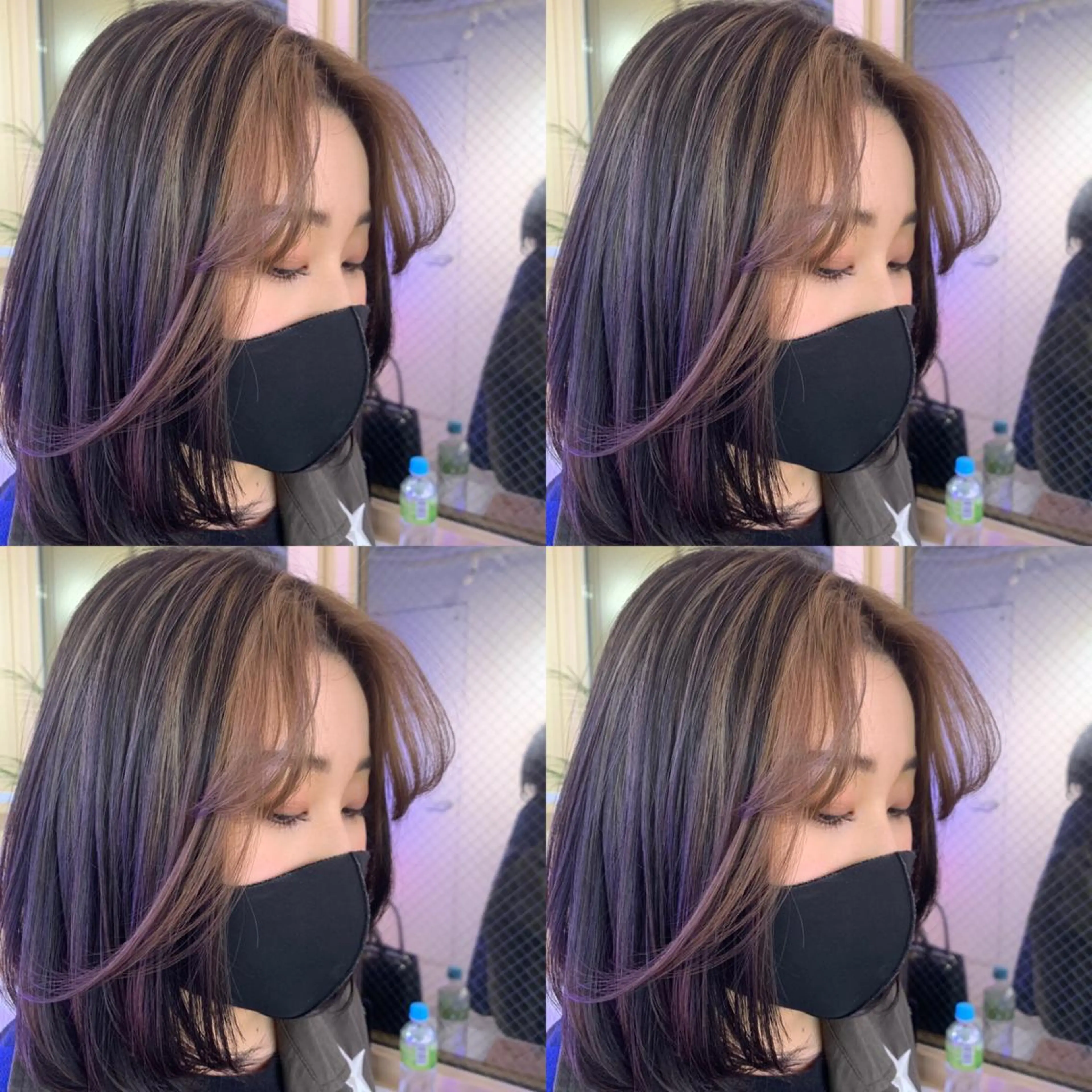 ミディアム ヘアカラー トリートメント プルエクステ 🖤MIYUのヘアスタイル
