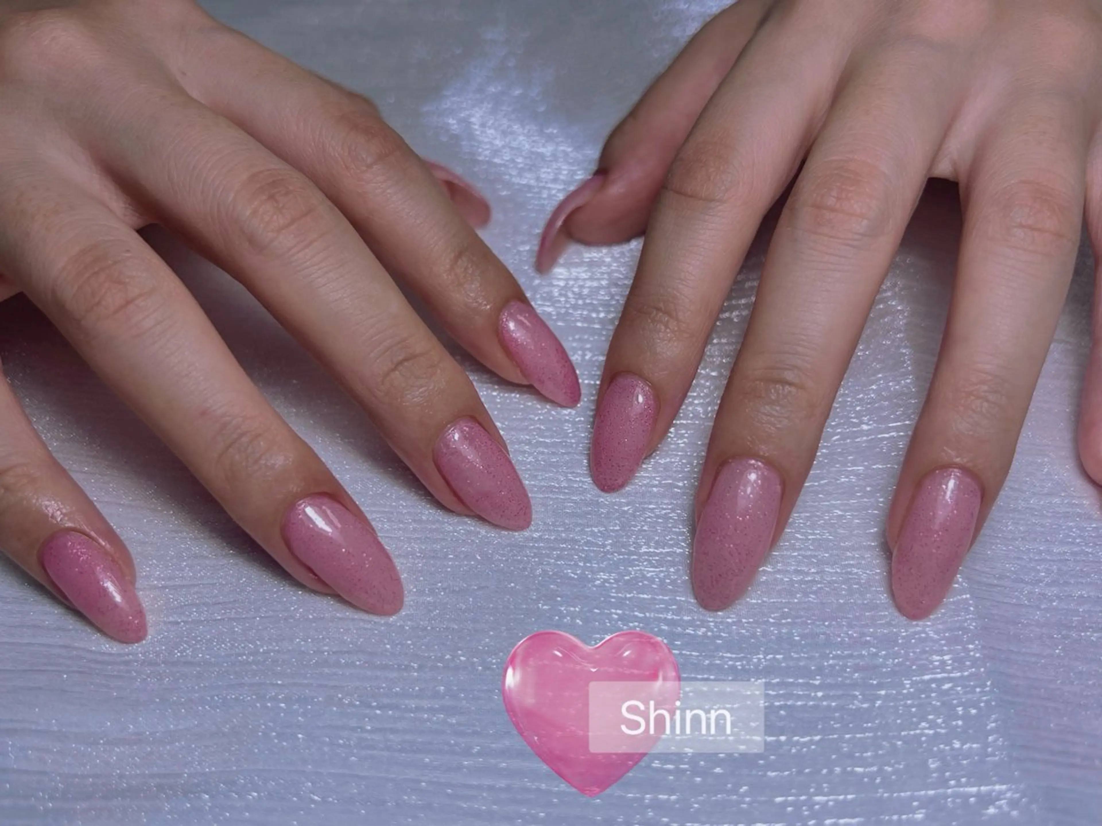 ネイル ラメ(グリッター) ピンク Shinn所属・shinn / Aira⛓️のネイルデザイン