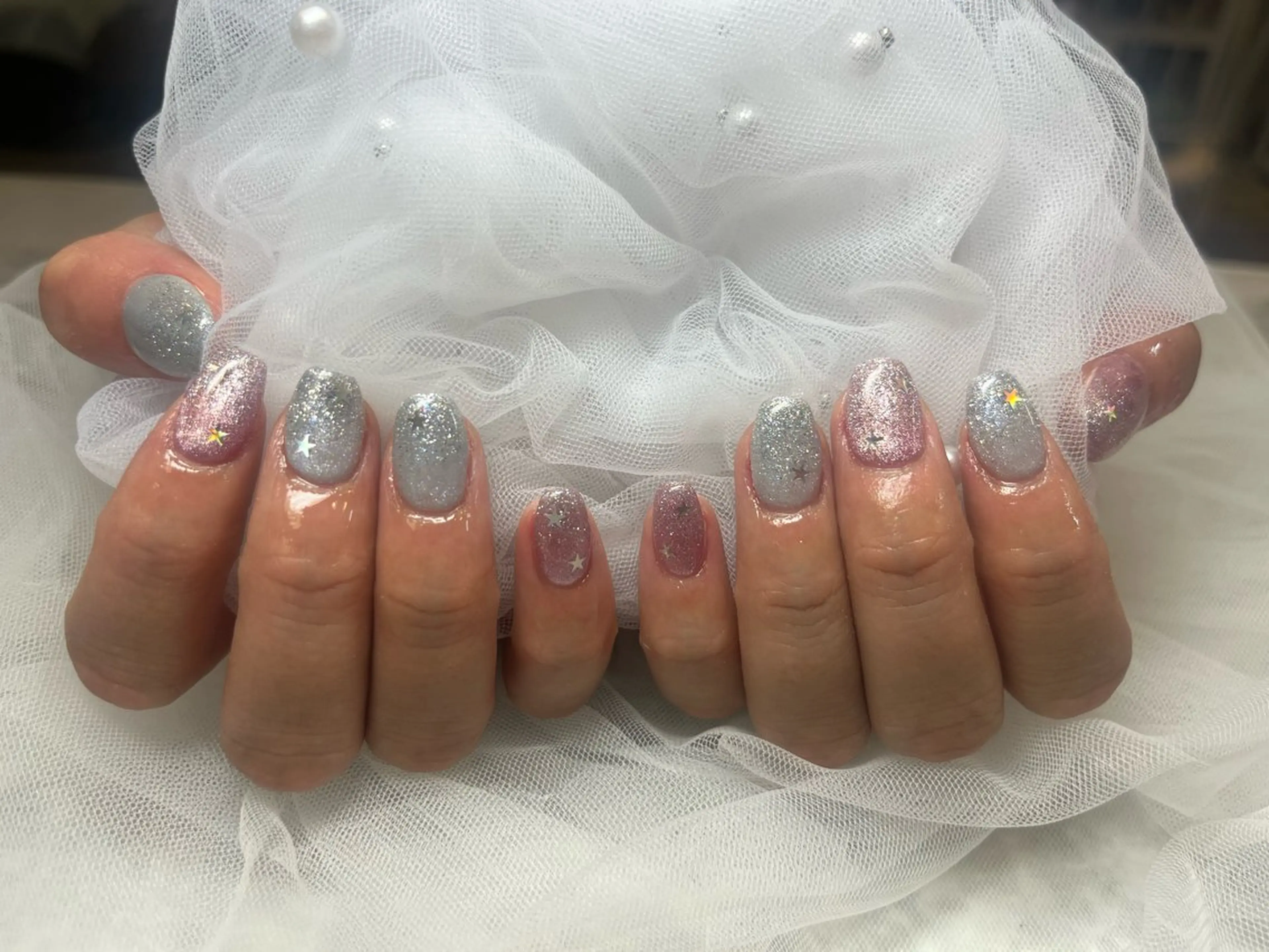 ネイル ネイルリボン 笠井のネイルデザイン