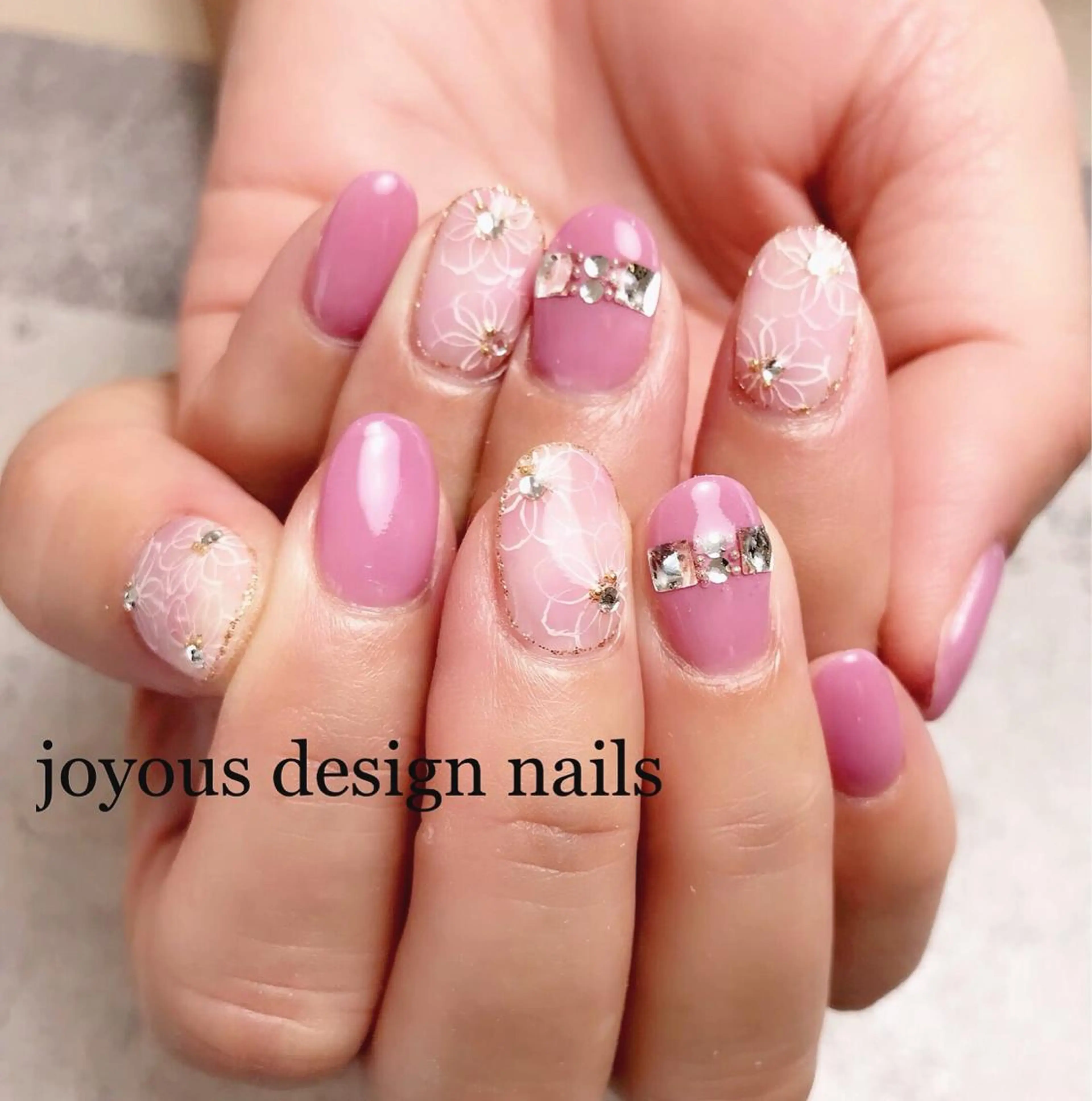 ネイル アートネイル フラワーネイル ハンドネイル jdn kayokoのネイルデザイン