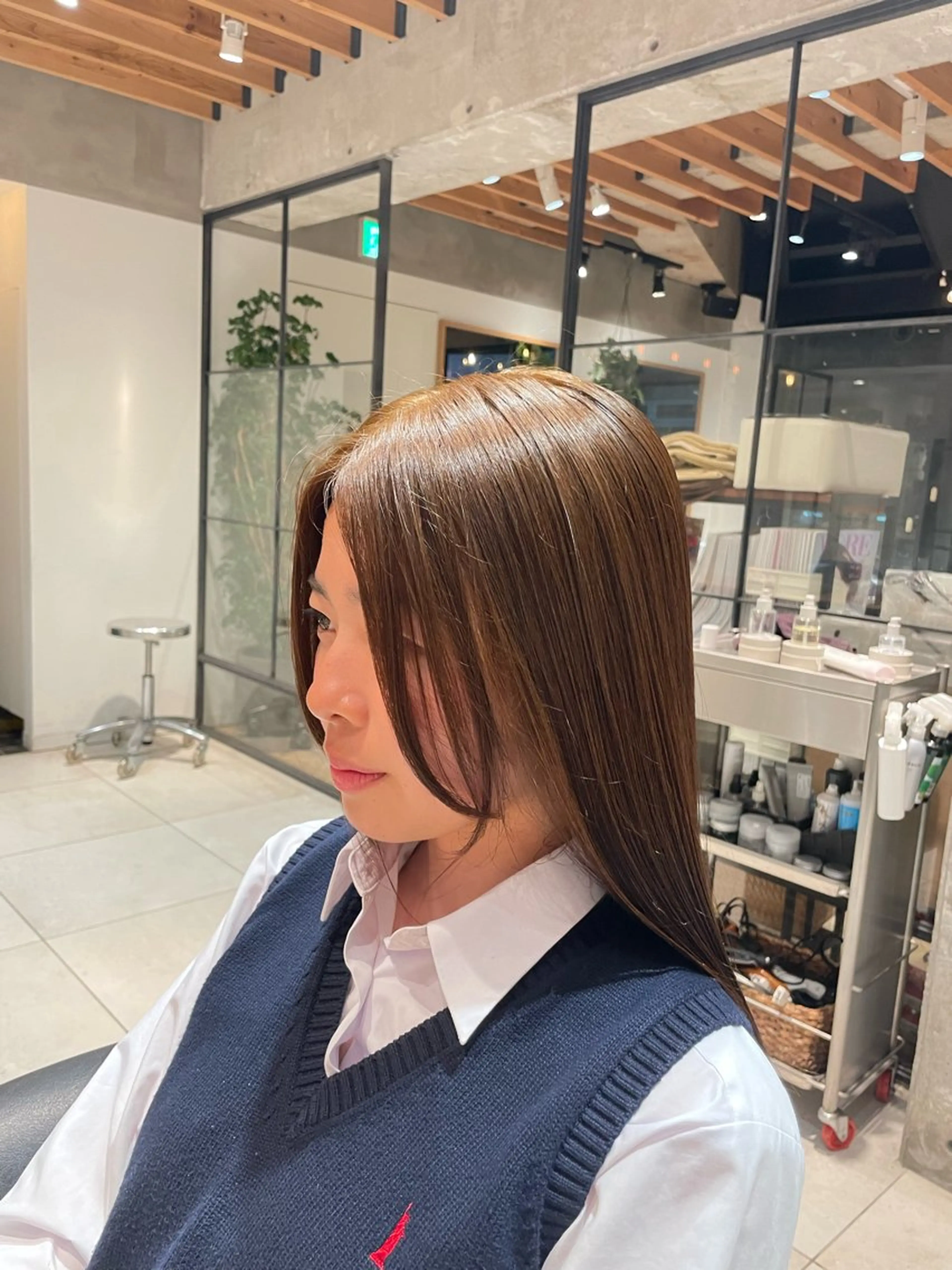 ロング ヘアカラー トリートメント sweet room藤沢所属・髪質改善✨高級カラー 野井琢生のヘアスタイル