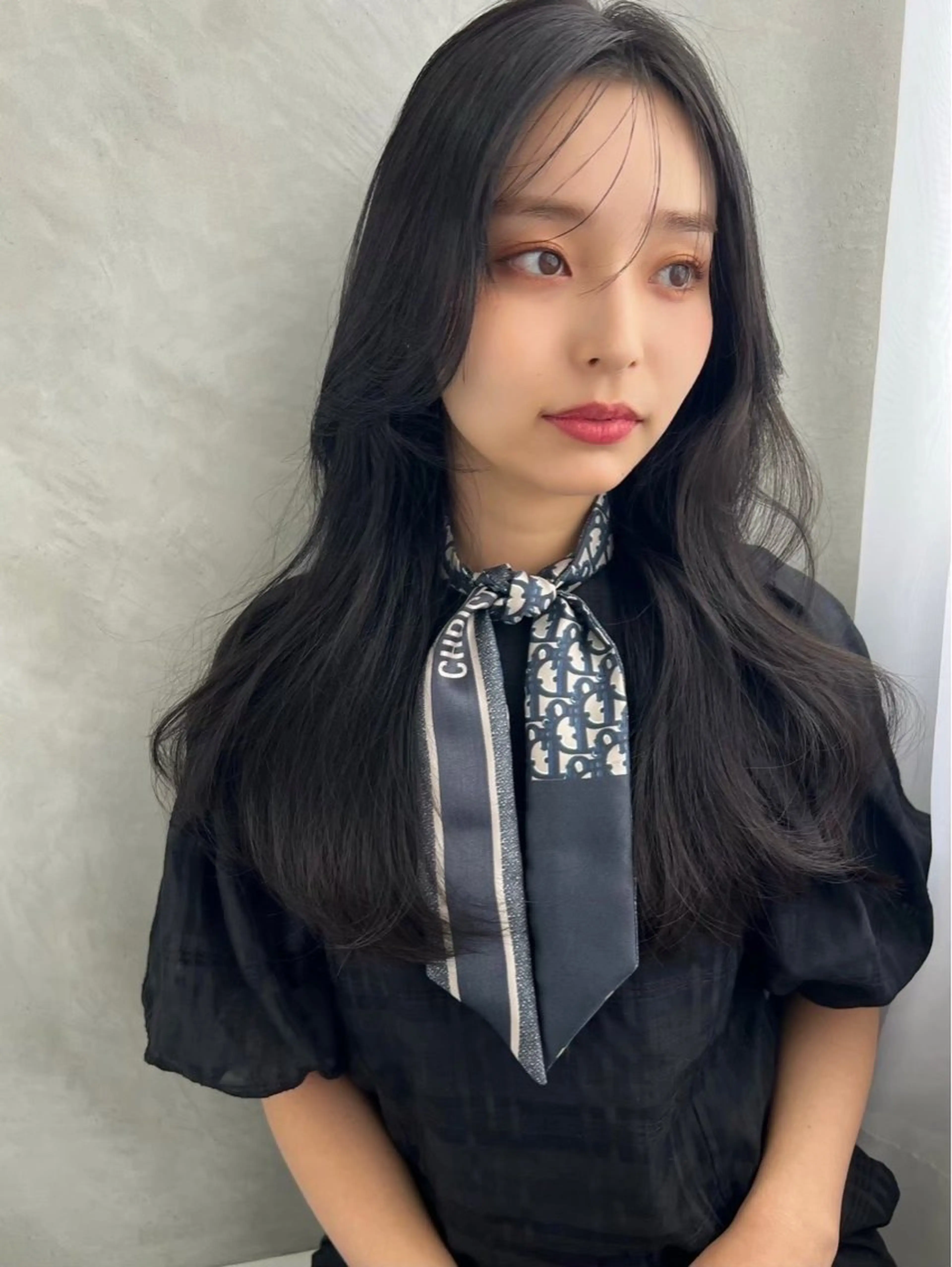 ロング ヘアカラー トリートメント soyon心斎橋所属・♡透明感/艶カラー/ M a I ♡のヘアスタイル