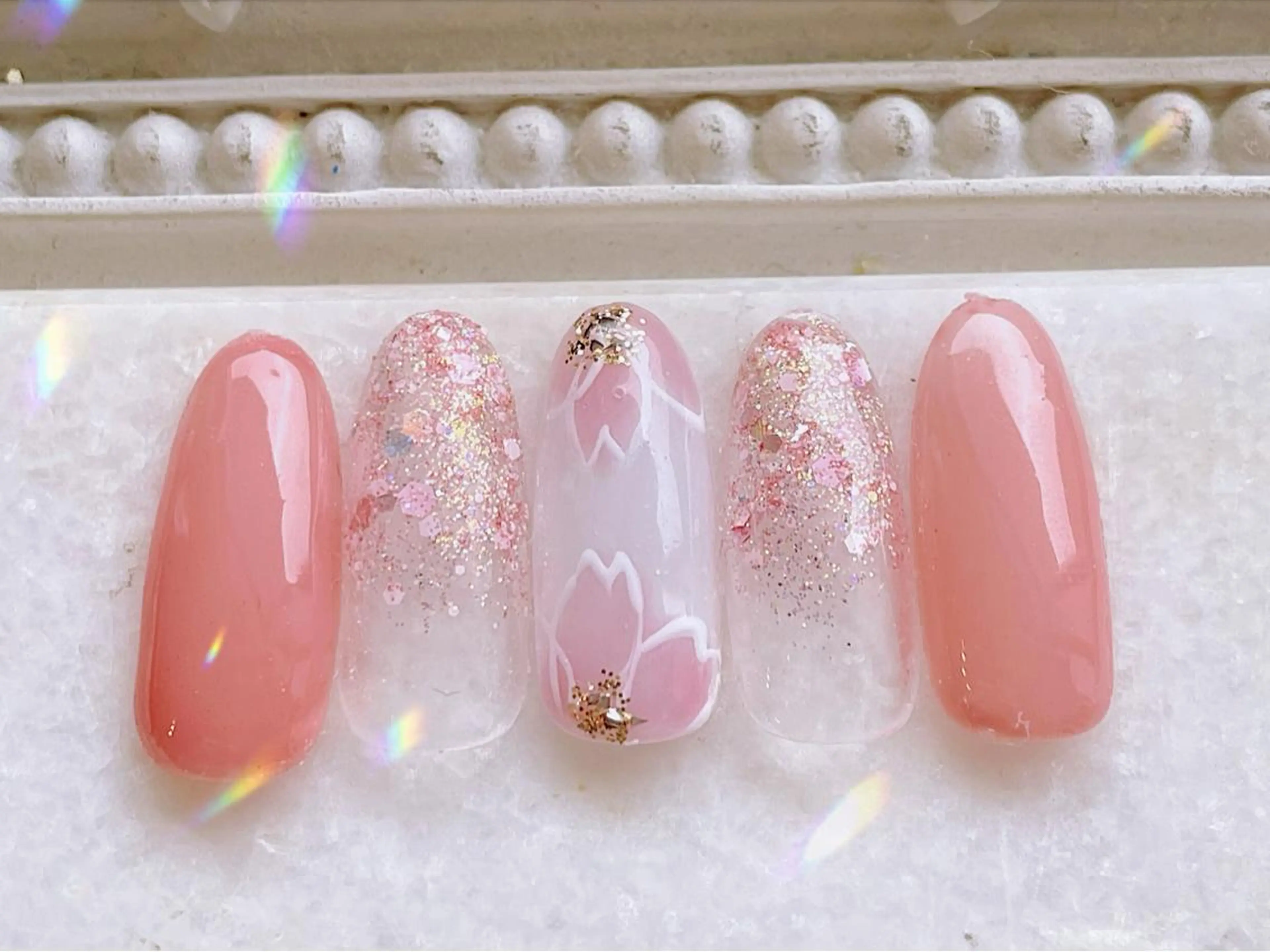 ネイル ジェルネイル パラジェル シンプルネイル ハンドネイル Satomi  のネイルデザイン