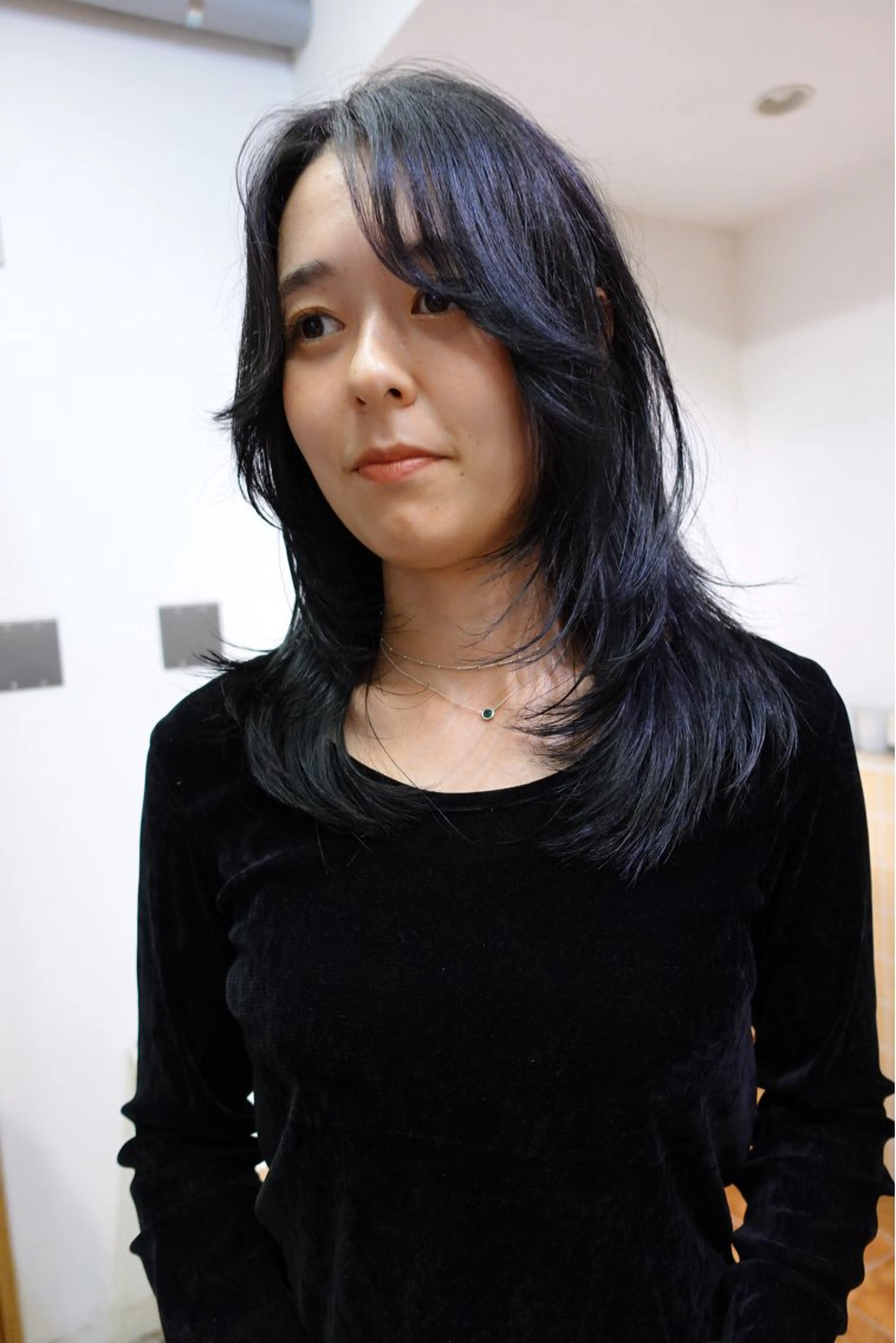 セミロング カット sakura🌸 レイヤー/韓国ヘアのヘアスタイル