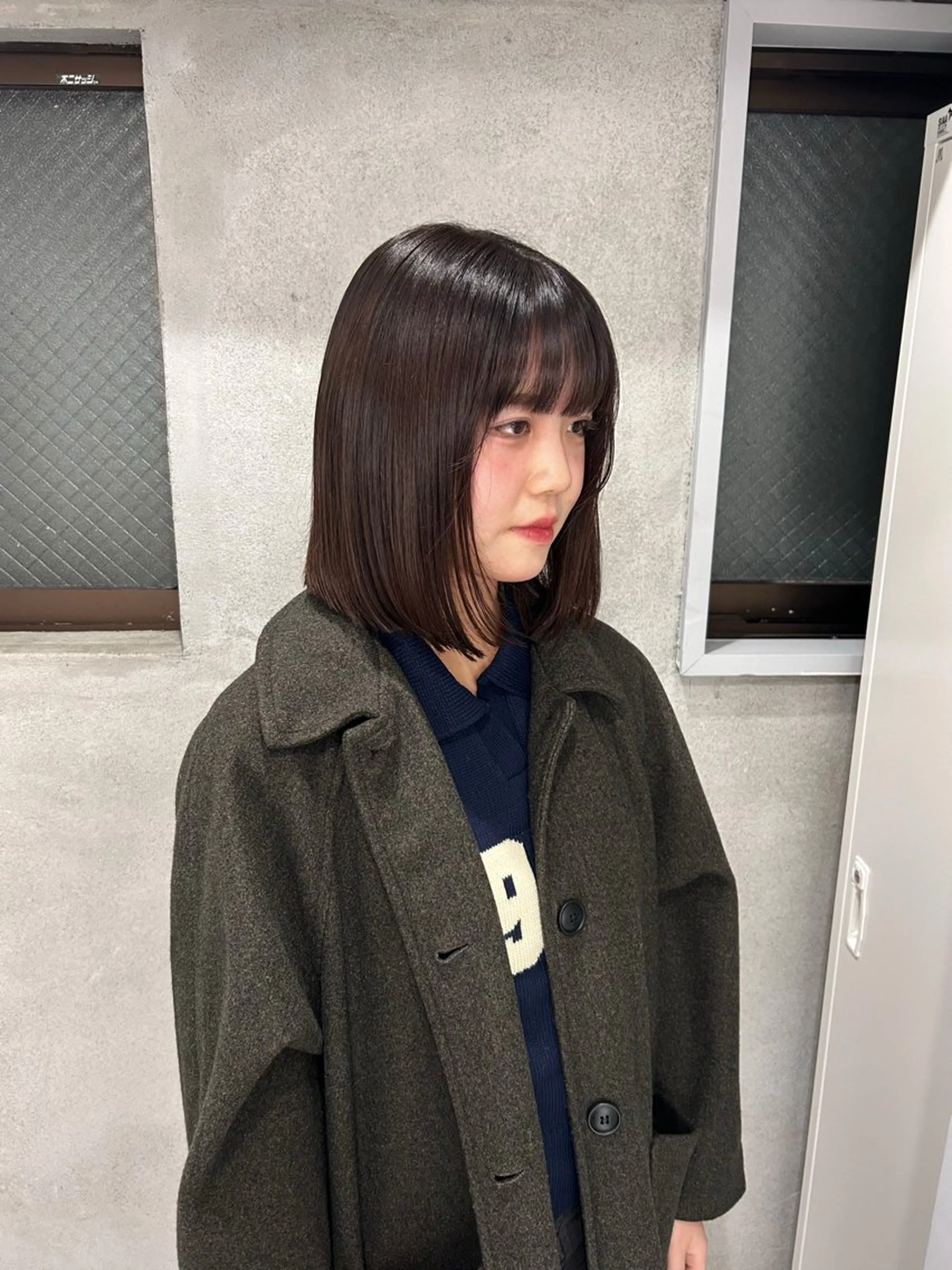 ミディアム カラー ヘアカラー トリートメント shizuna/天神 /メンズ/ボブのヘアスタイル