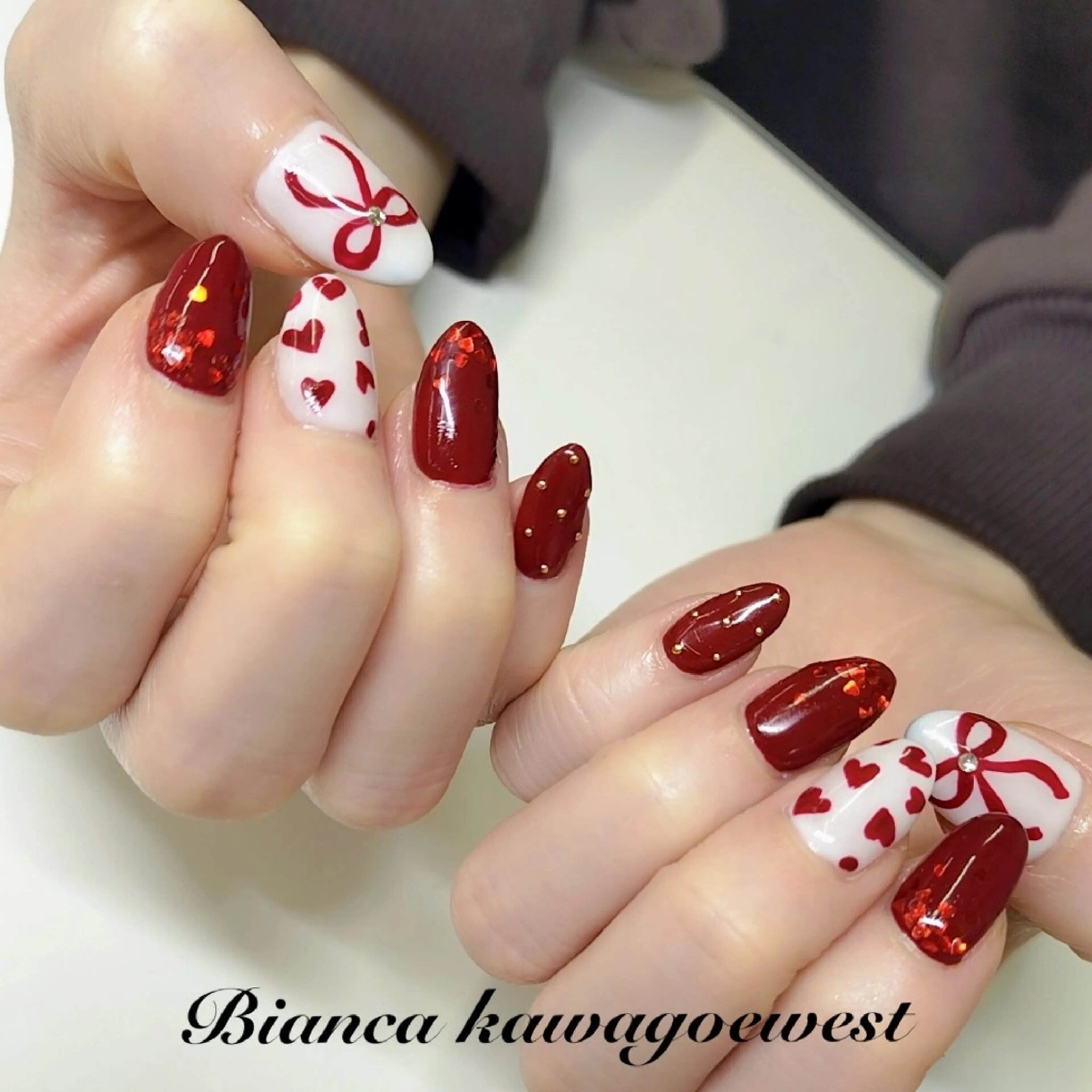 ネイル 持ち込み Bianca川越西口 Oguraのネイルデザイン