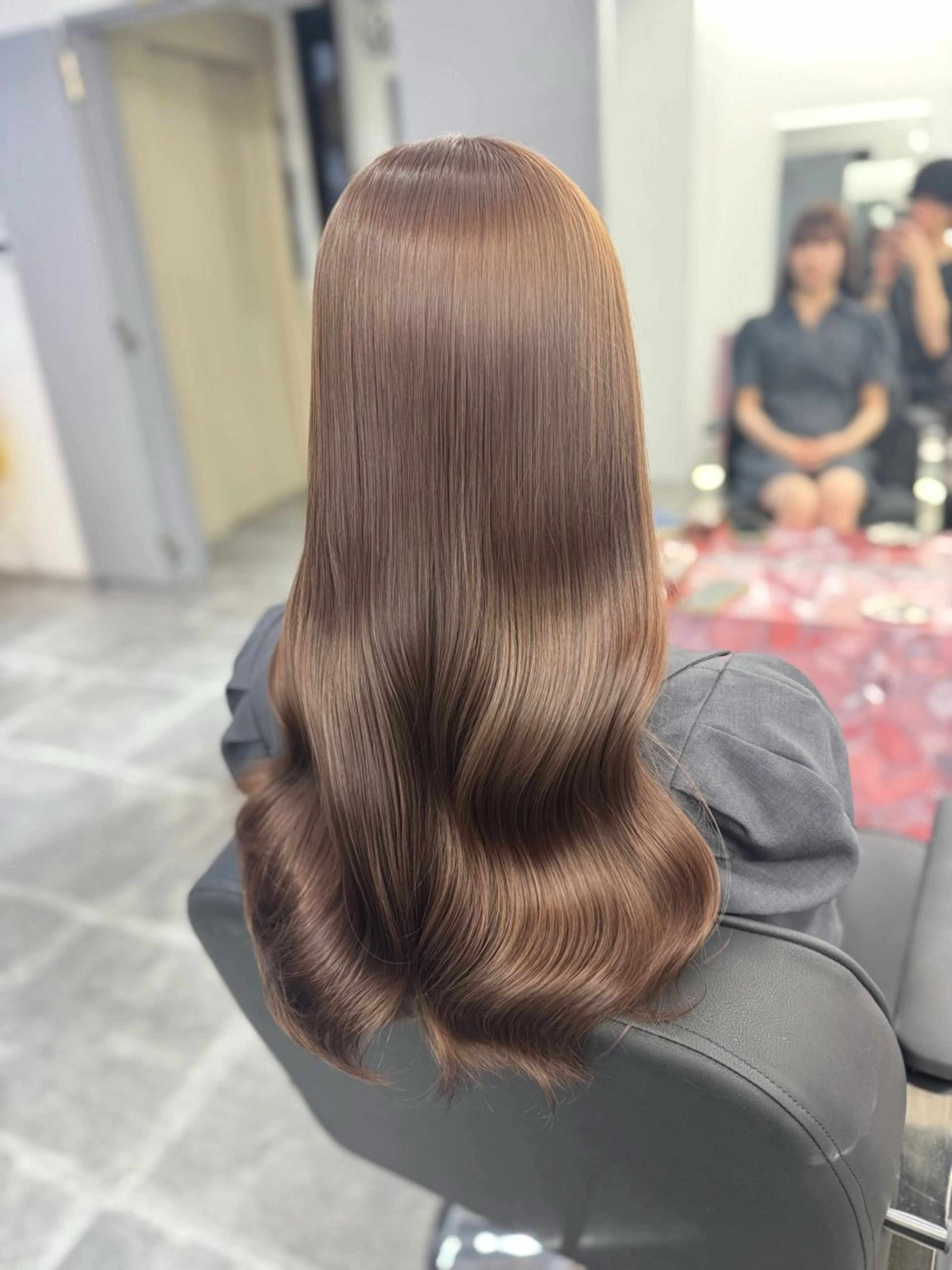 ロング カット ヘアカラー トリートメント 韓国ヘア特化 TAKESHIのヘアスタイル