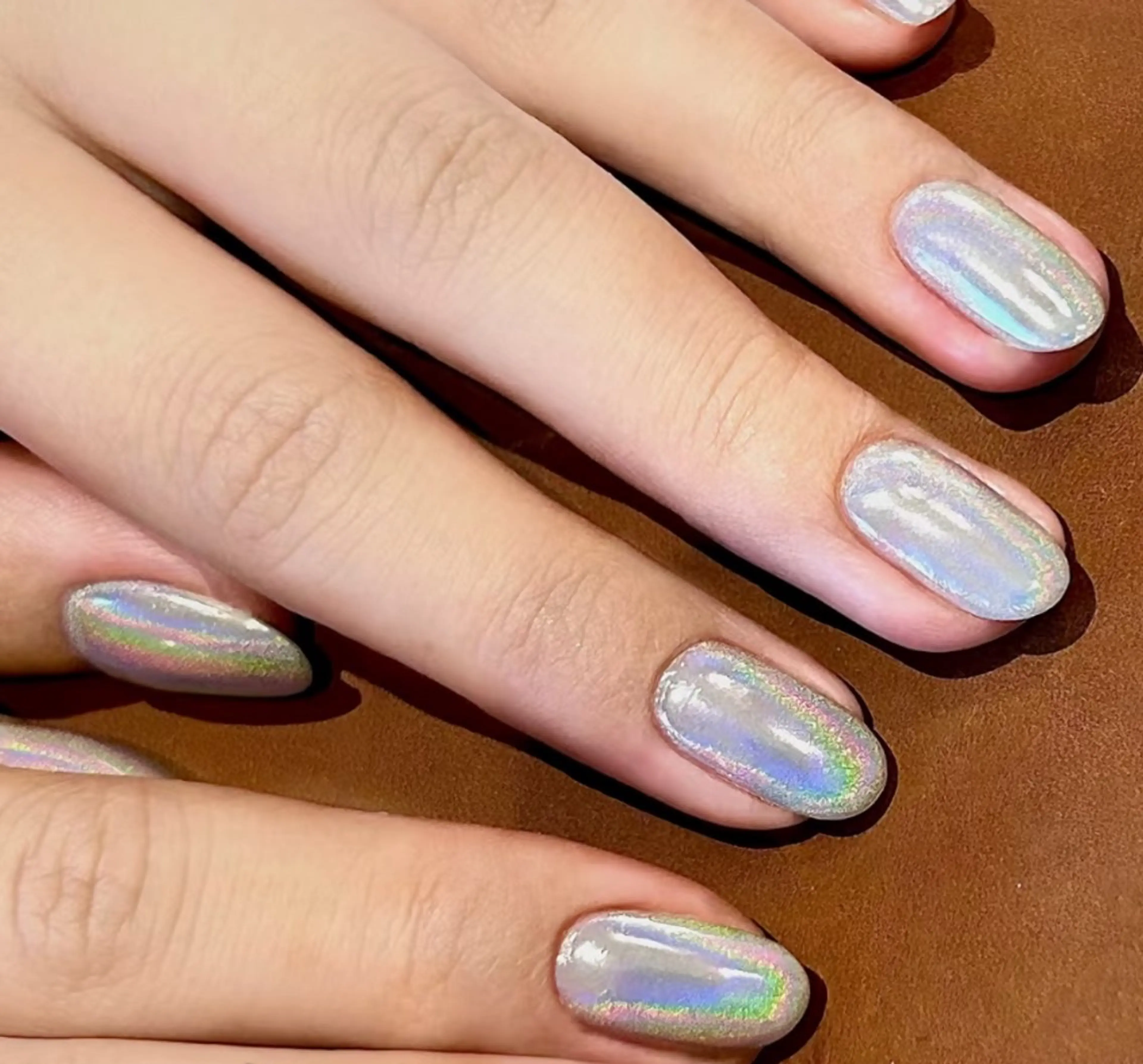 ネイル ミラーネイル ワンカラーネイル ハンドネイル 京美人所属・京 美人のネイルデザイン