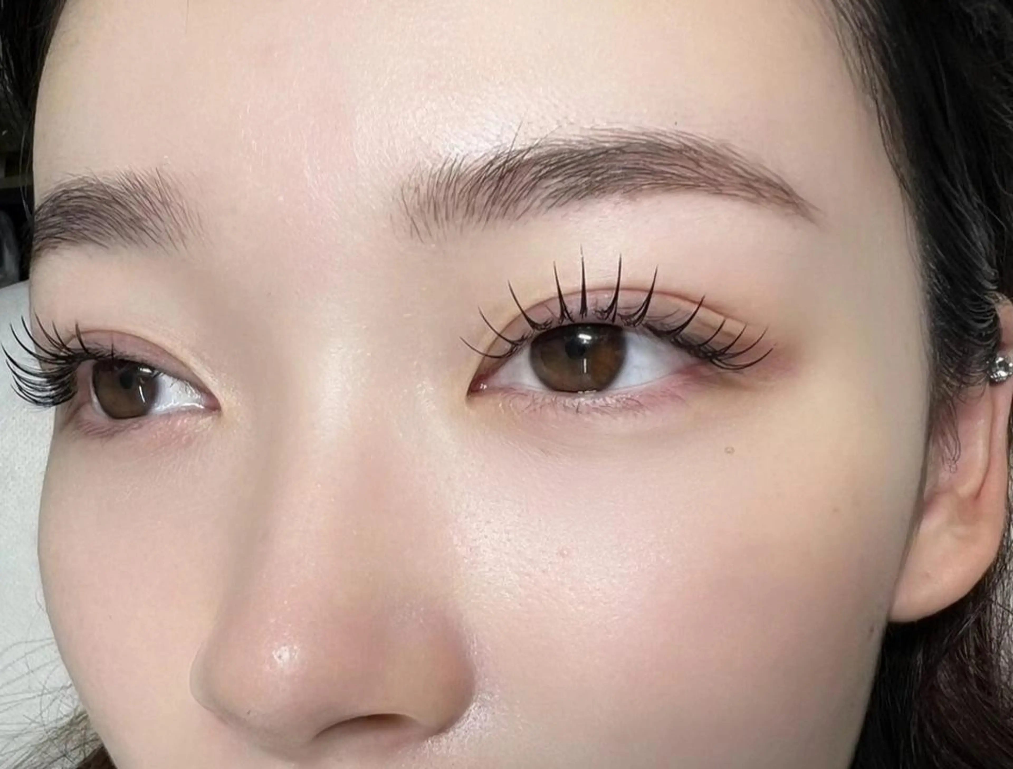 🌈フラットラッシュ120本《流行の束感仕上げも可能👌》の写真