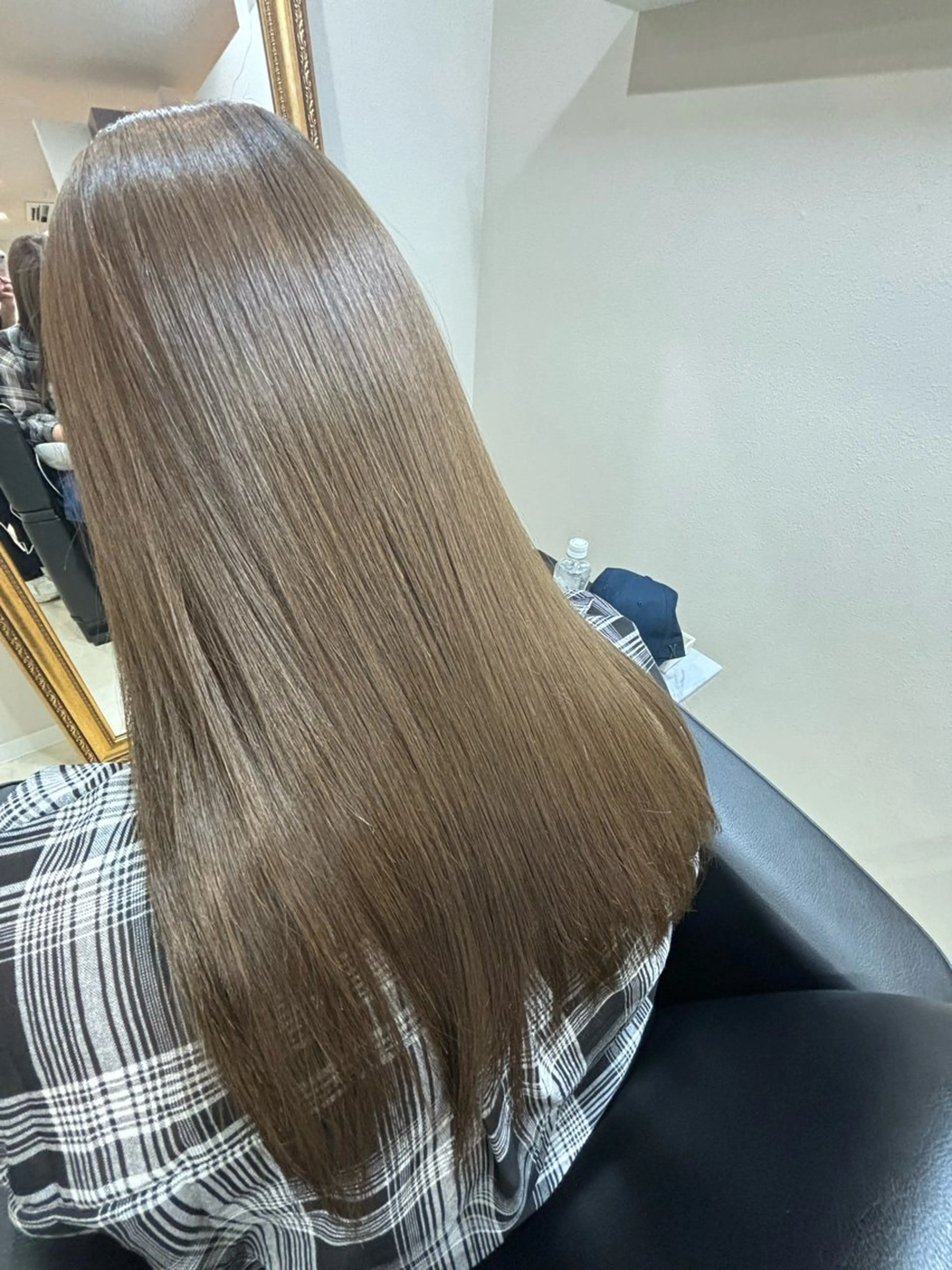 発色良く出したい方🫶ブリーチなし(ダブルカラー)＋髪質改善トリートメントの写真