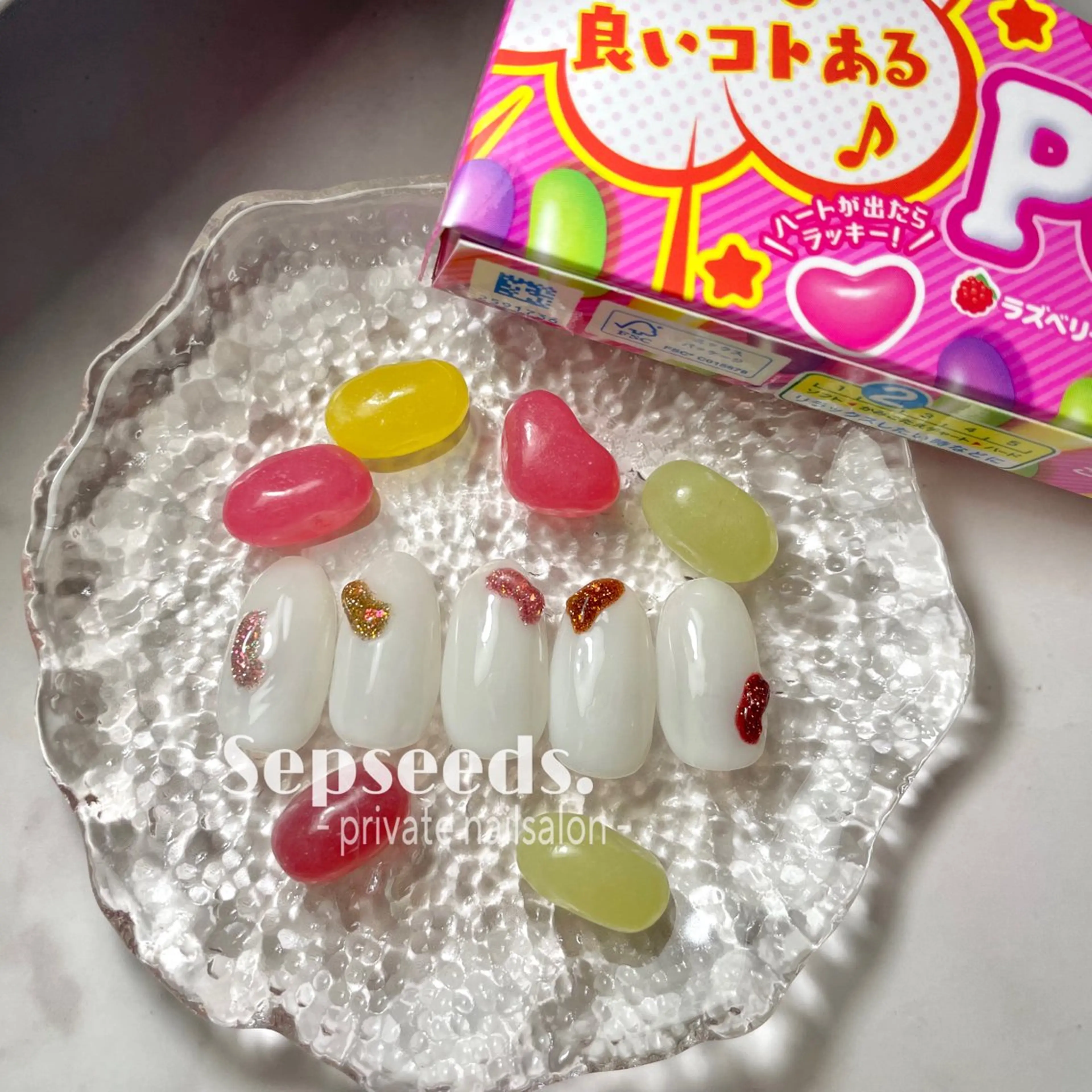 ️🩵初回️🩵宝石のような輝き💎【🍑MOMO Flash✨】フラッシュネイル＊1ヶ月以内オフ無料の写真