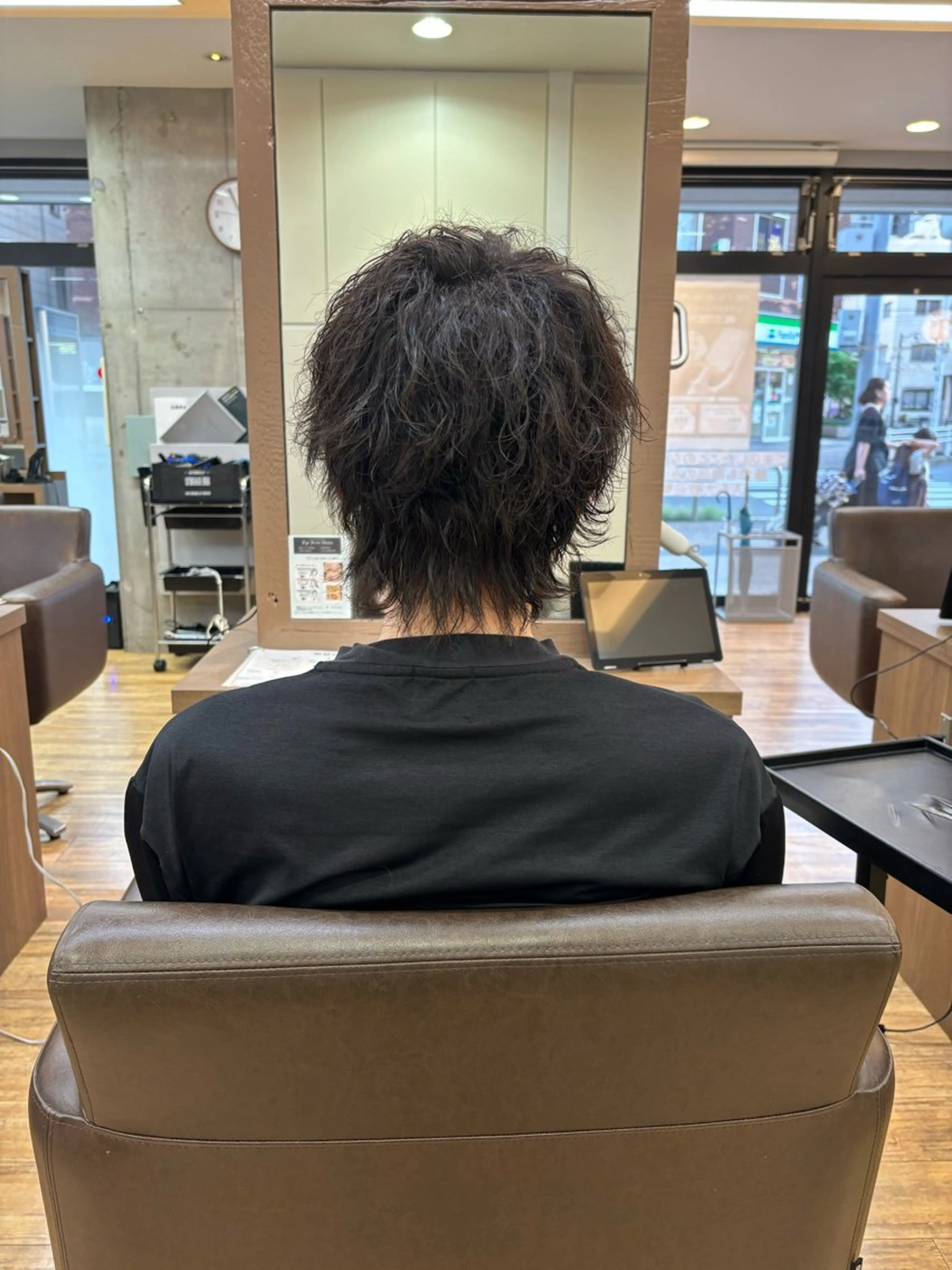 ショート カラー パーマ ヘアアレンジ メンズ カット パーマ メンズパーマの巨匠 鈴木純のヘアスタイル