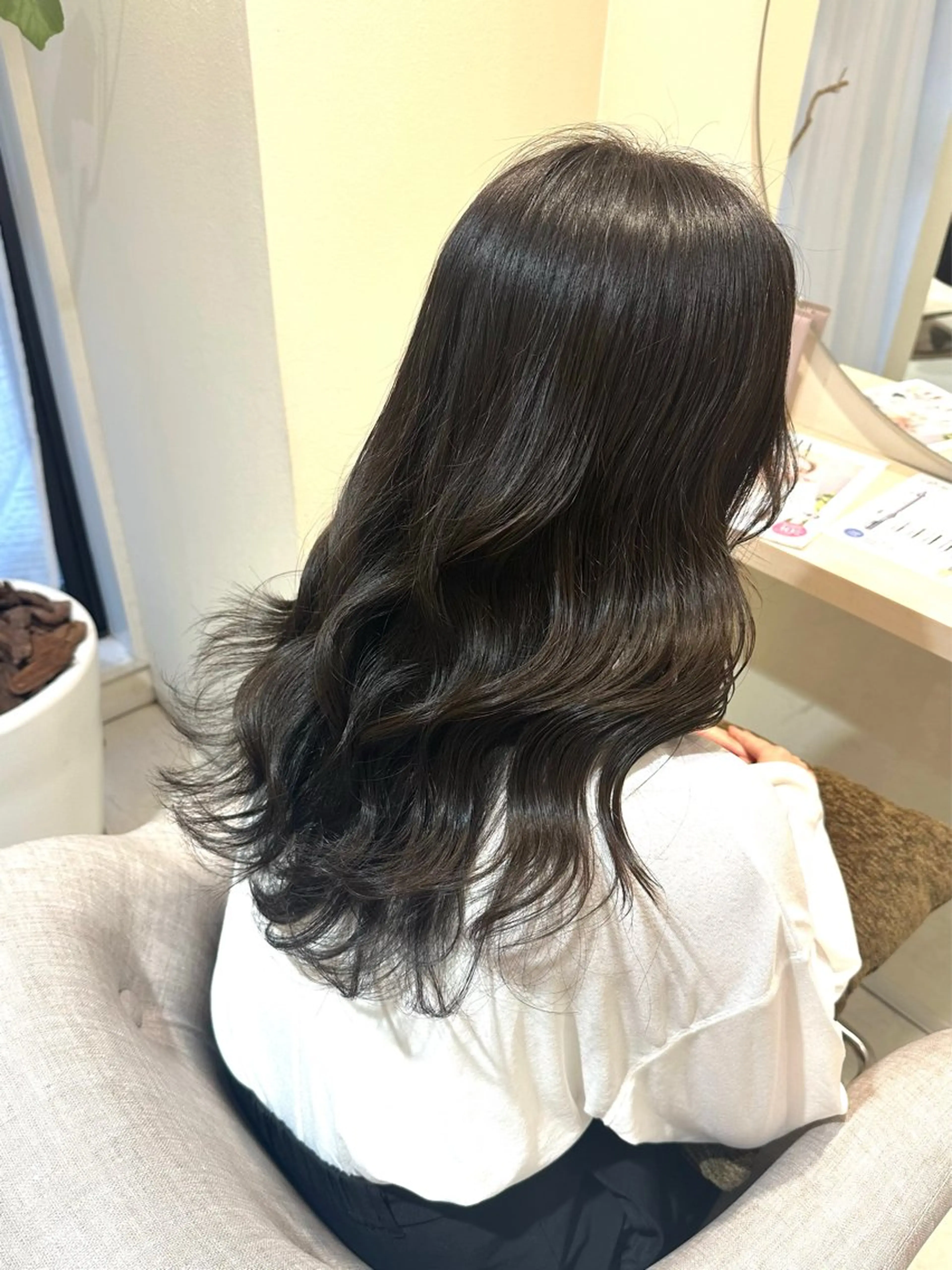 カット+カラー+トリートメント💇♀️✨✨ロング料金なしの写真