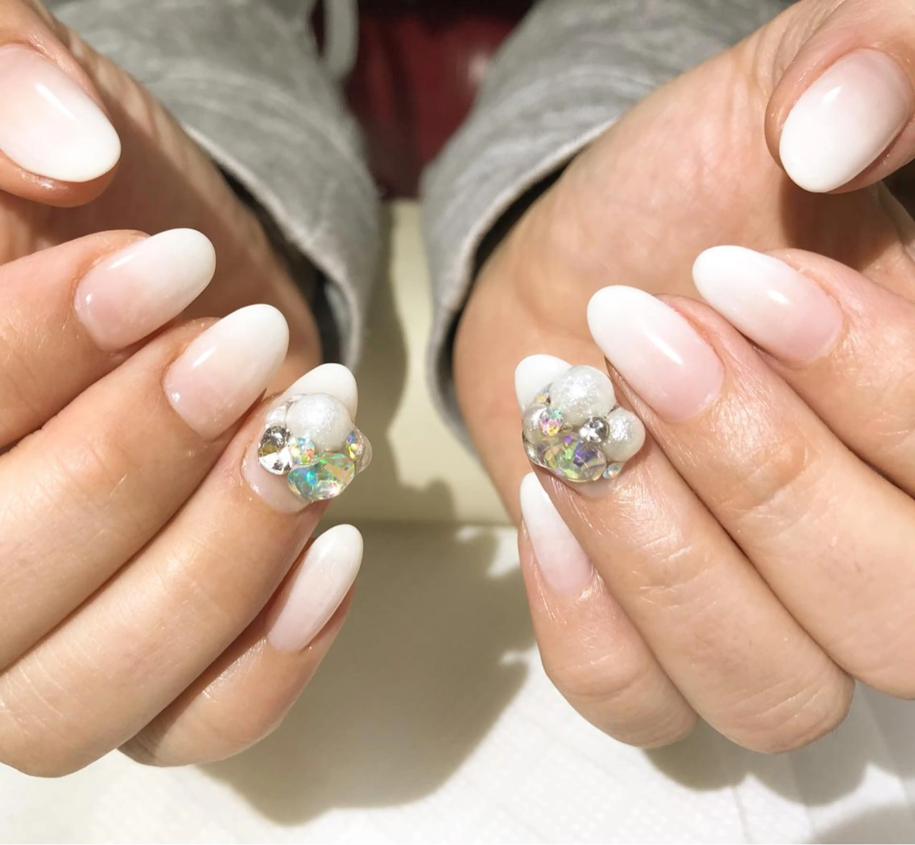 ネイル フットネイル グラデーション シンプルネイル 春ネイル 夏ネイル ネイル フフラ所属・nail fufla ♡yamane♡のネイルデザイン
