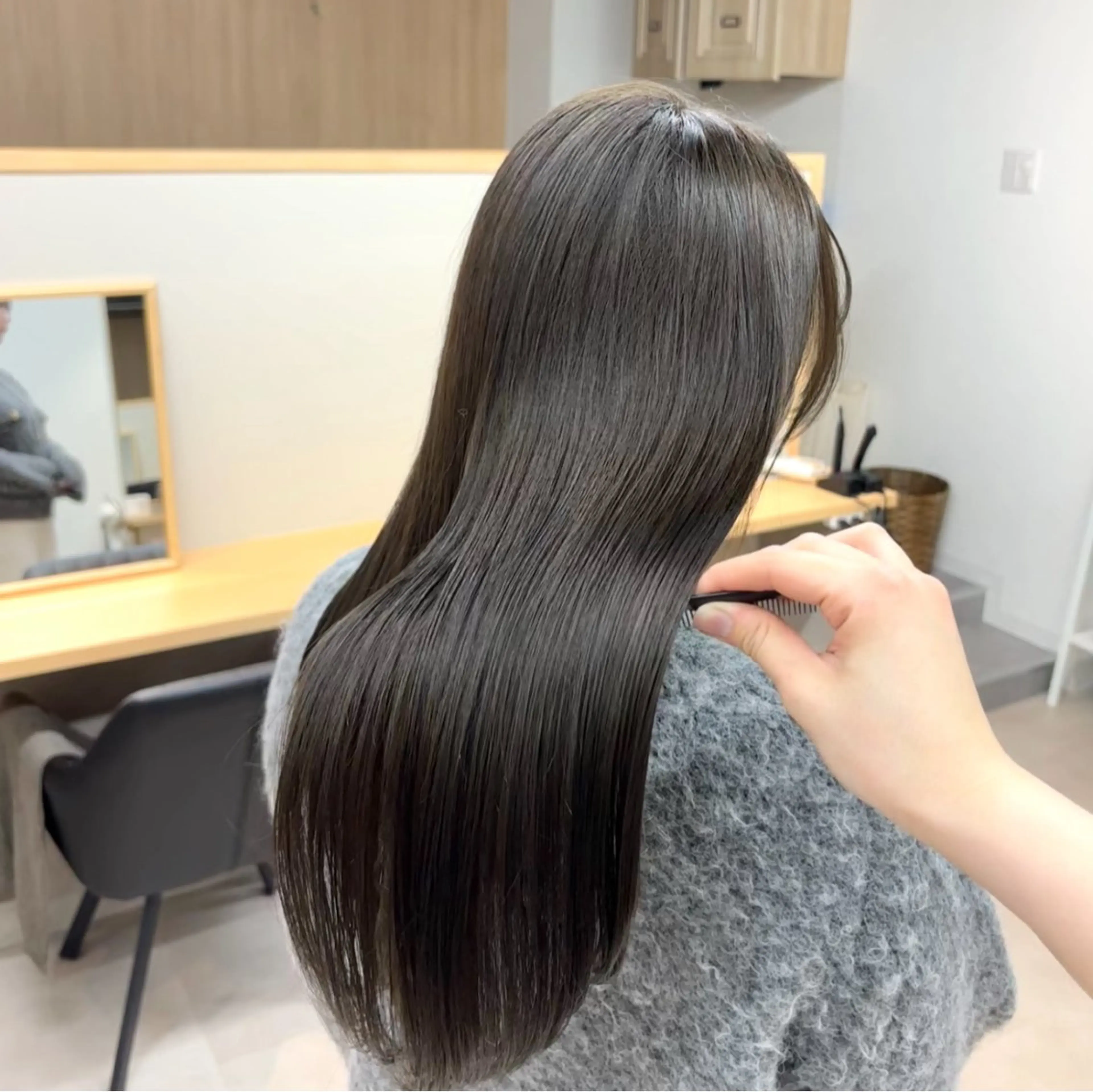 カラー オリーブカラー toto.船橋店所属・🩶toto. / UMI🩶のヘアスタイル