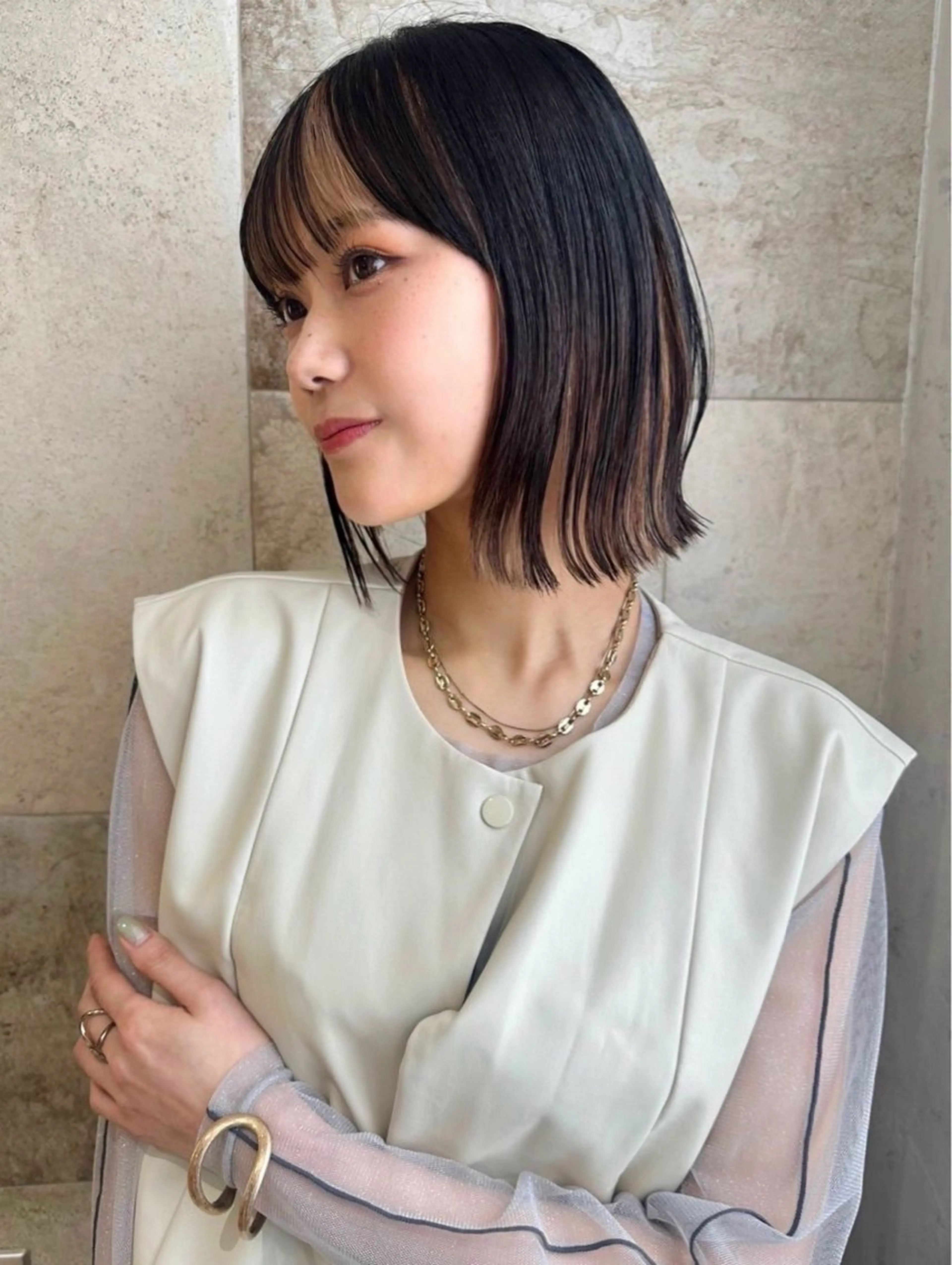 ショート Lond Alexia所属・金山/ブリーチなし/ 透明感/ボブ/ゆうきのヘアスタイル