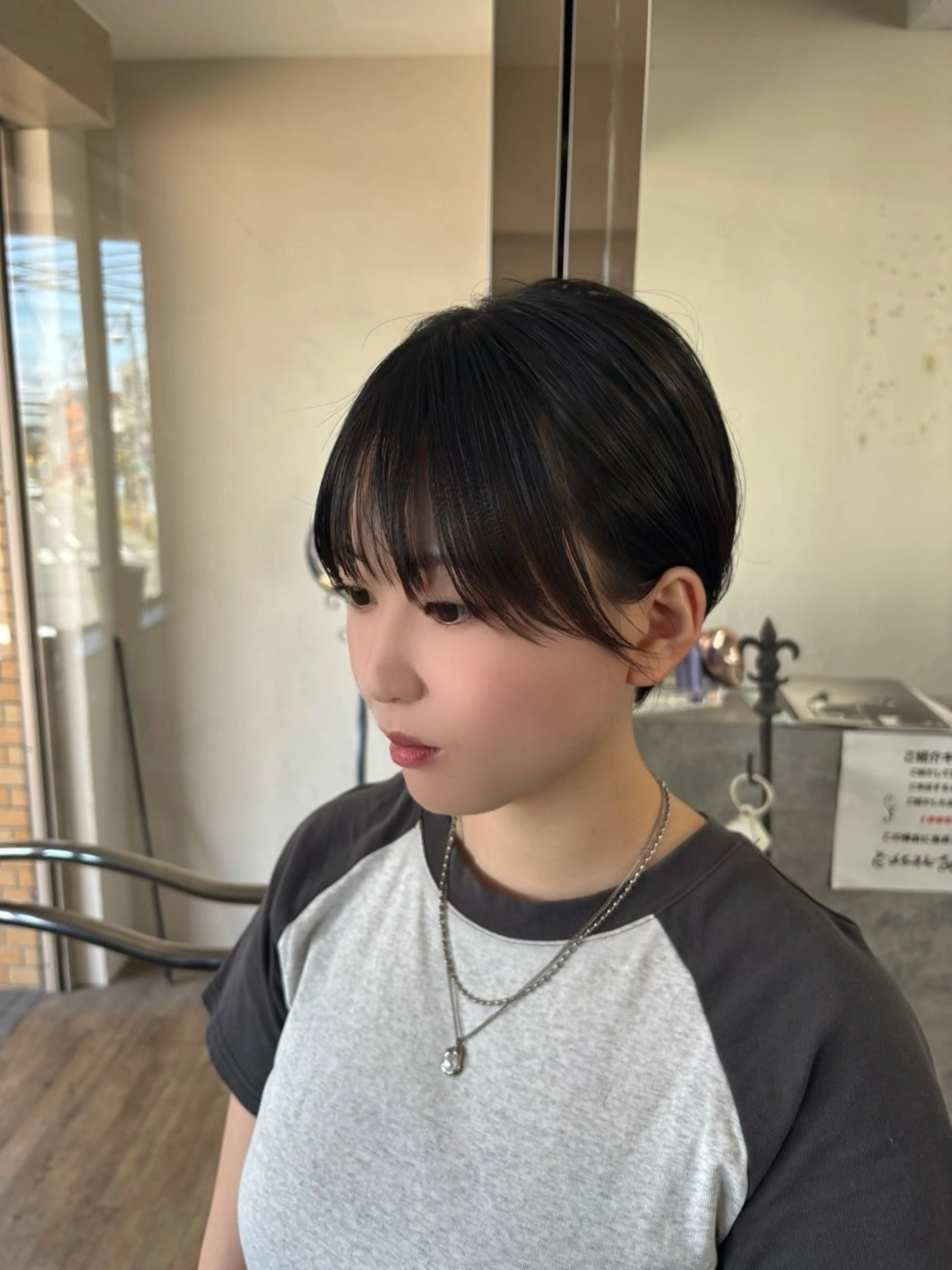 ショート ショートヘア 縮毛矯正 トリートメント nico 麻生 やまざきれいのヘアスタイル