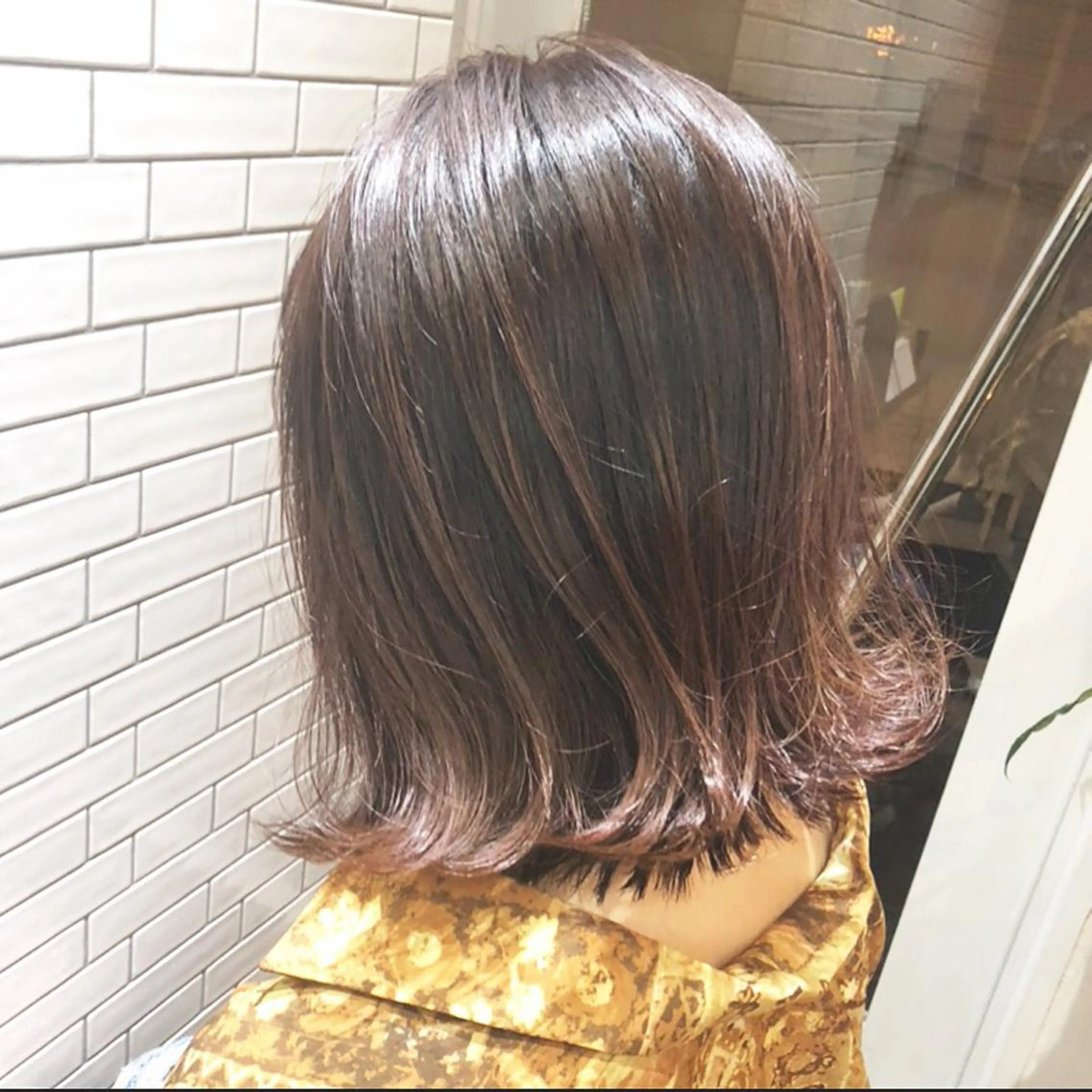 ショート カラー ピンクカラー バイオレットカラー マホ/日吉/髪質改善 /レイヤー/ガーリーのヘアスタイル