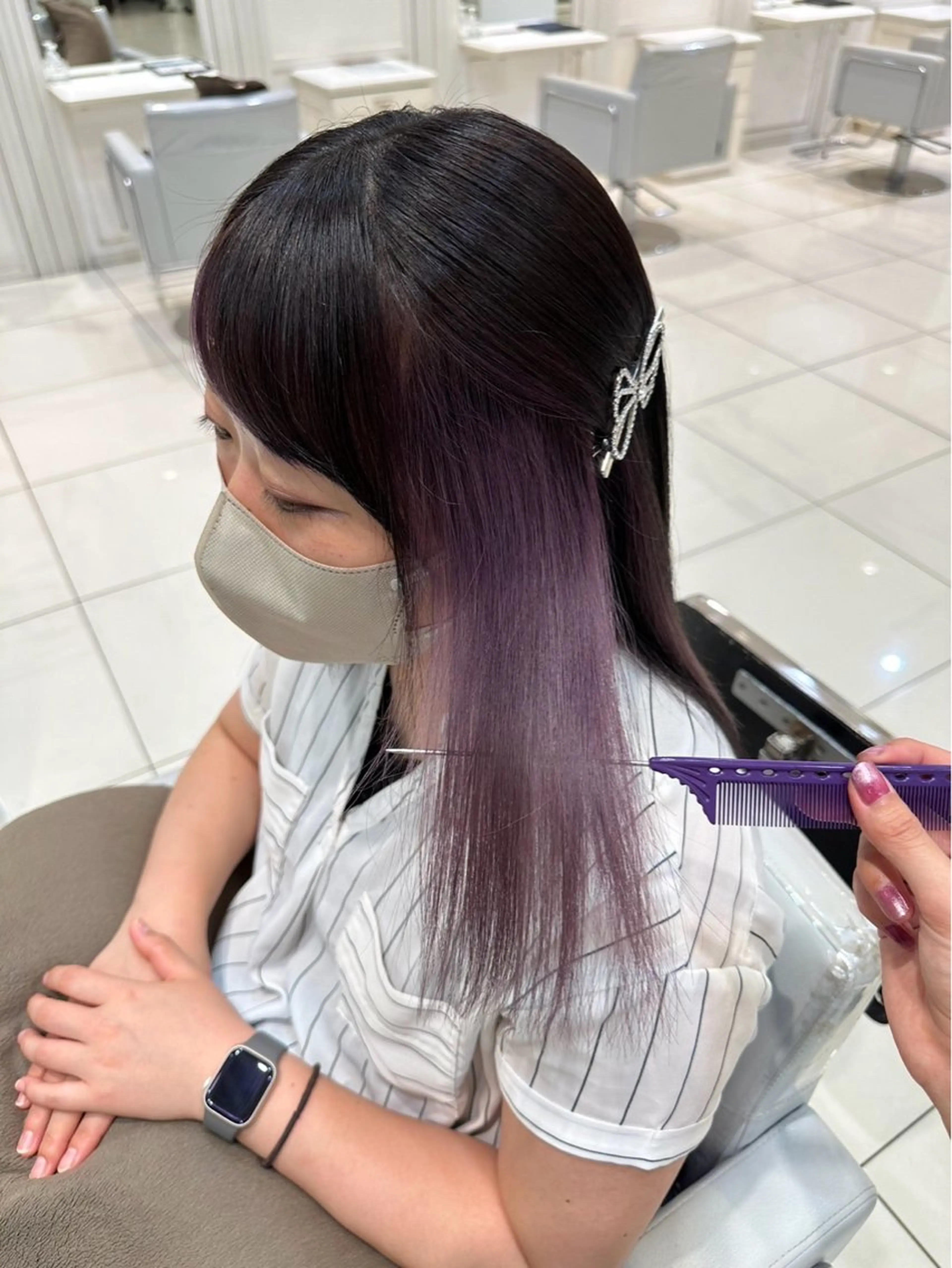 ミディアム カラー Ash 銀座店所属・銀座/カラー 🎀momo🎀のヘアスタイル