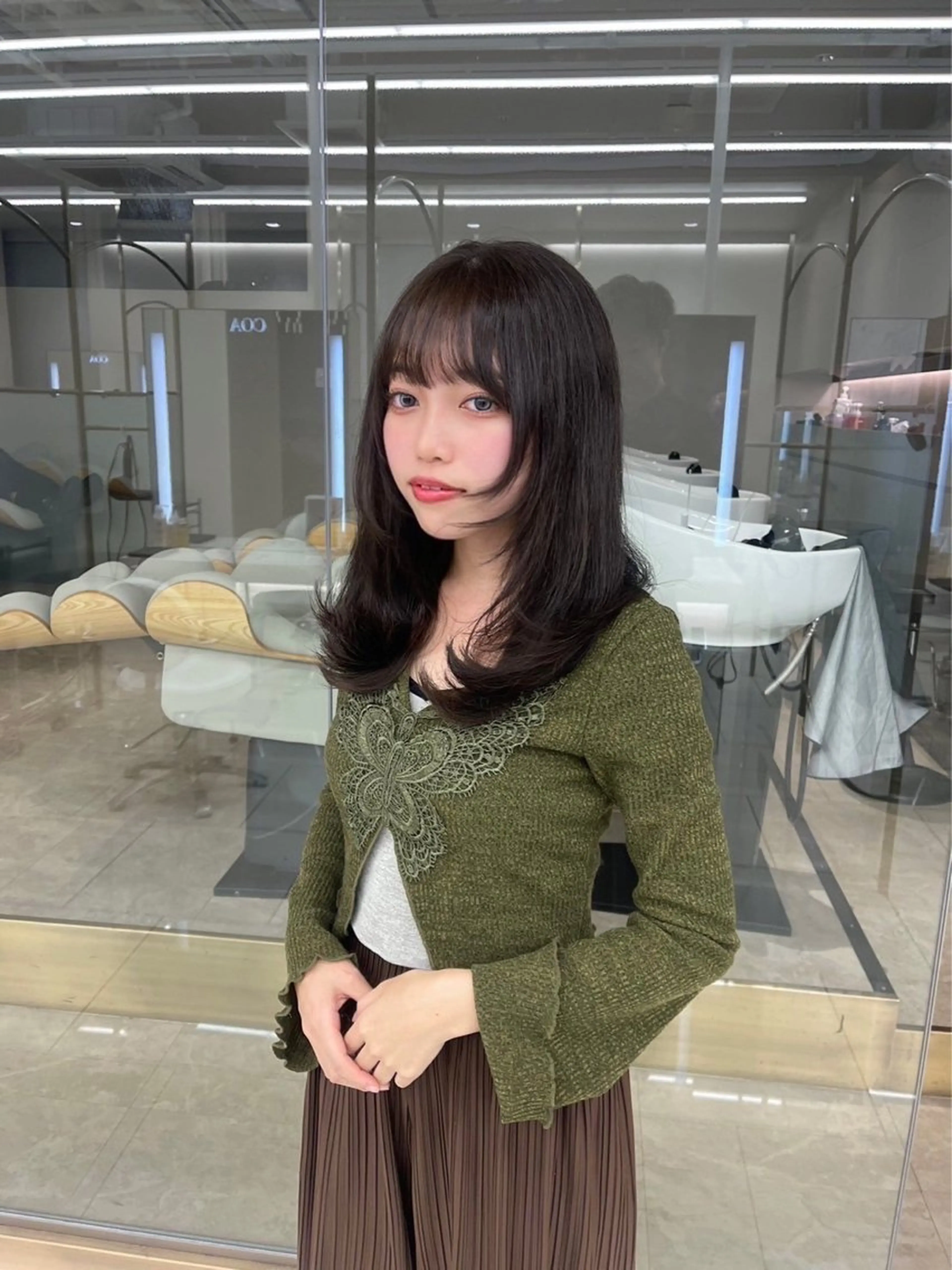 ミディアム 銀座🌈カラー美容師 佐藤ルイのヘアスタイル