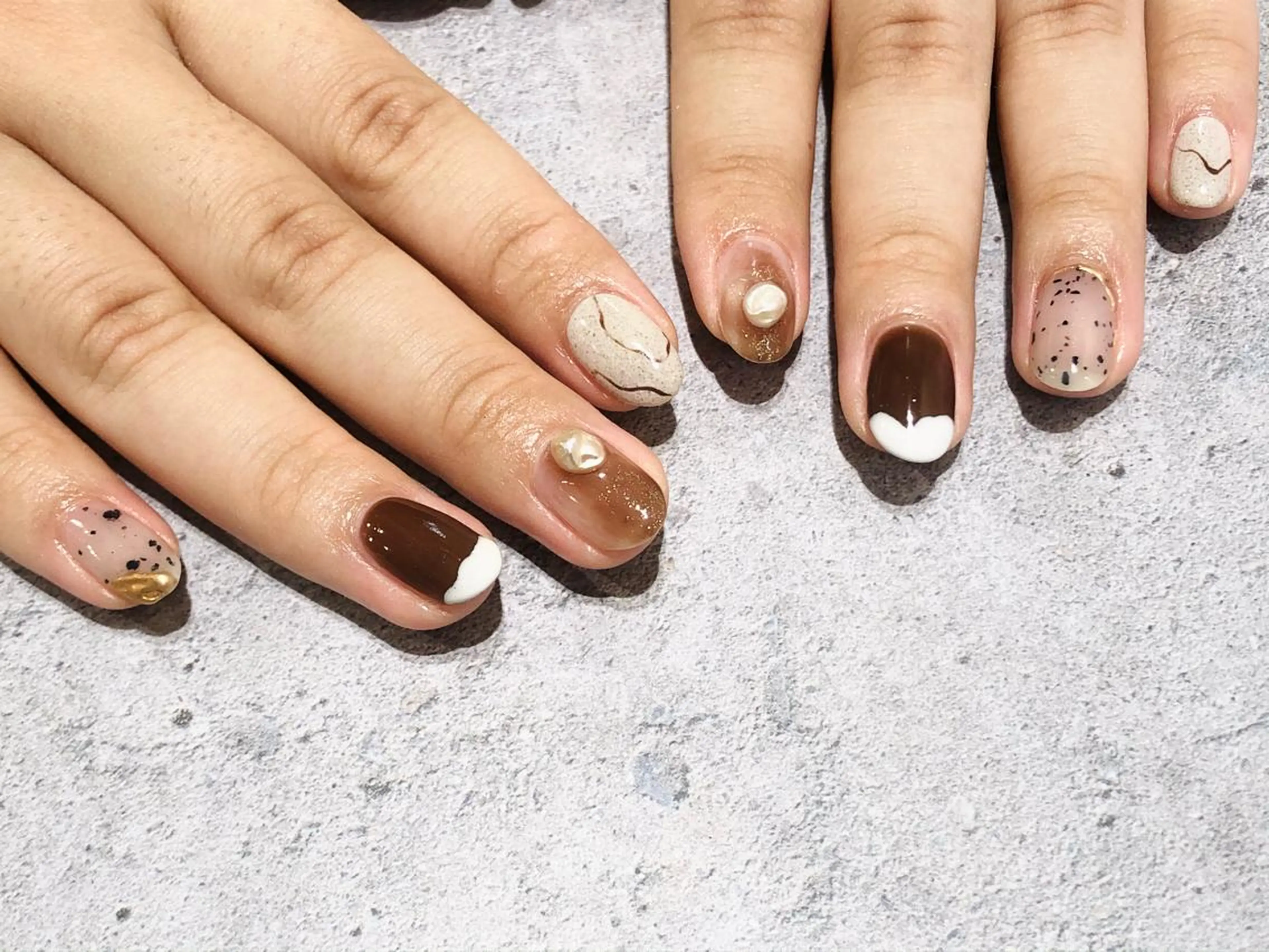 ネイル 舞田 苑香のネイルデザイン