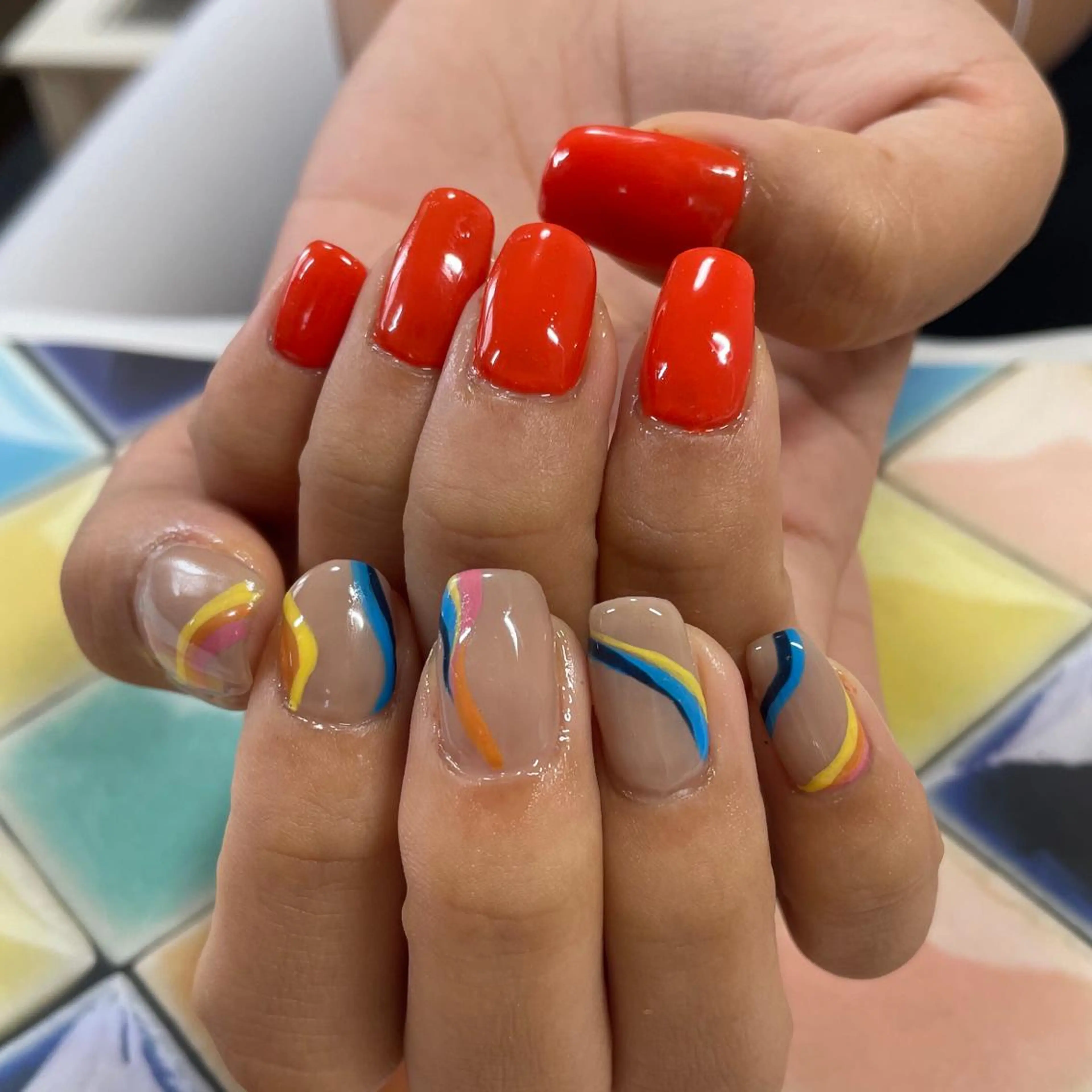 ネイル 奥園 良恵のネイルデザイン