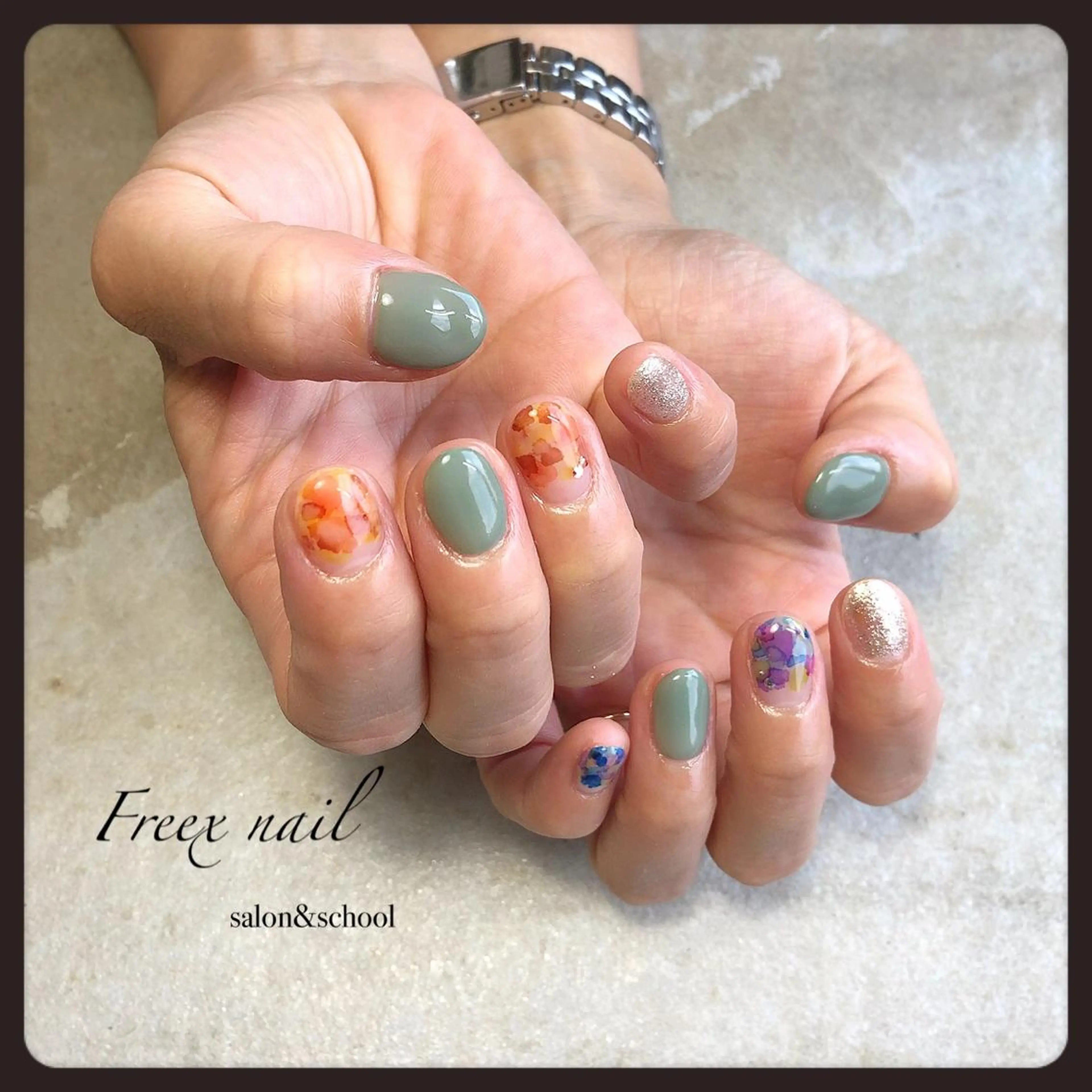 ネイル Freex nail所属・freex nail /ニュアンス/個性派のネイルデザイン