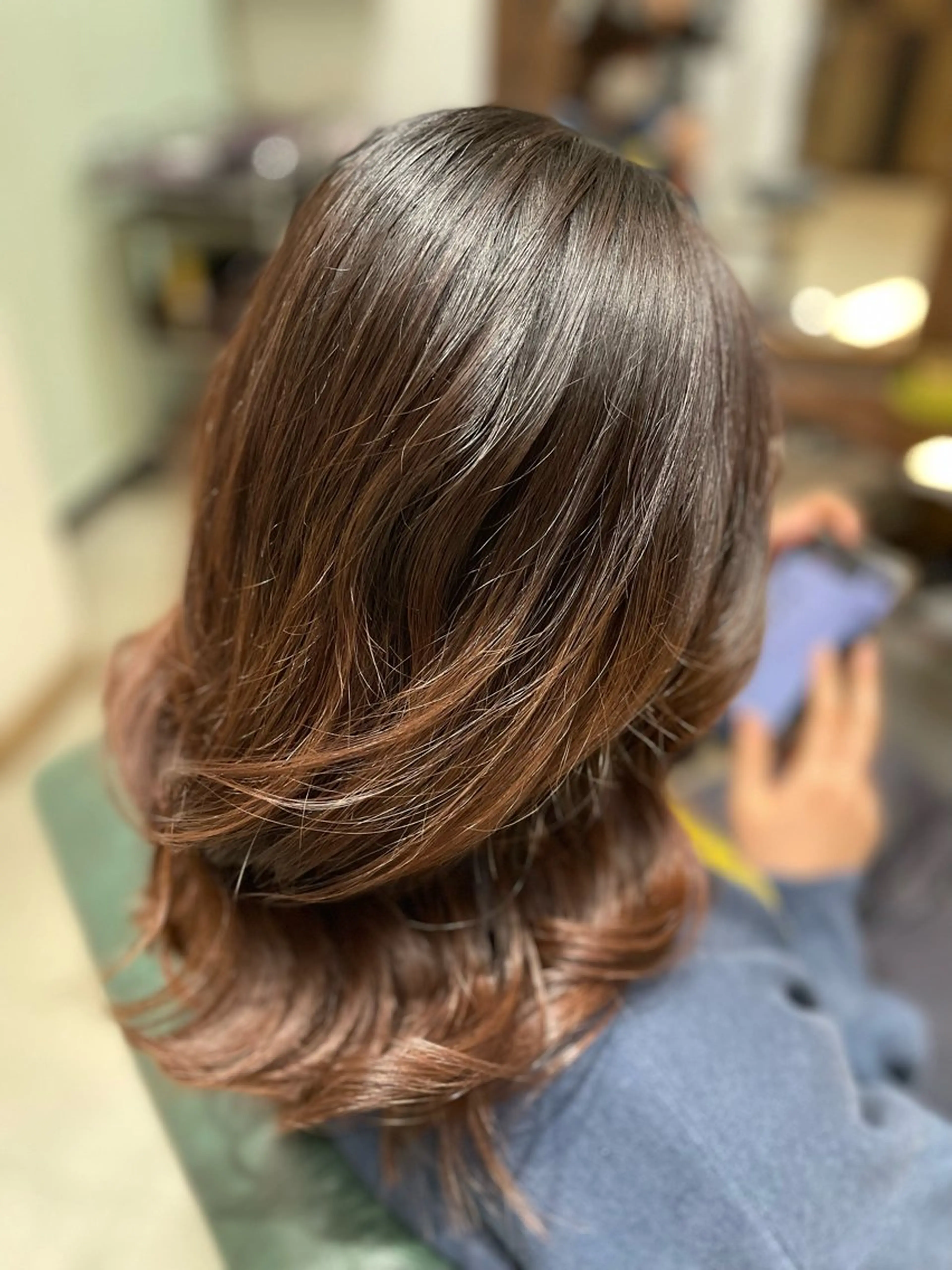 セミロング ヘアアレンジ カット CasitaHairResort熱田千年店所属・田中 彩華のヘアスタイル