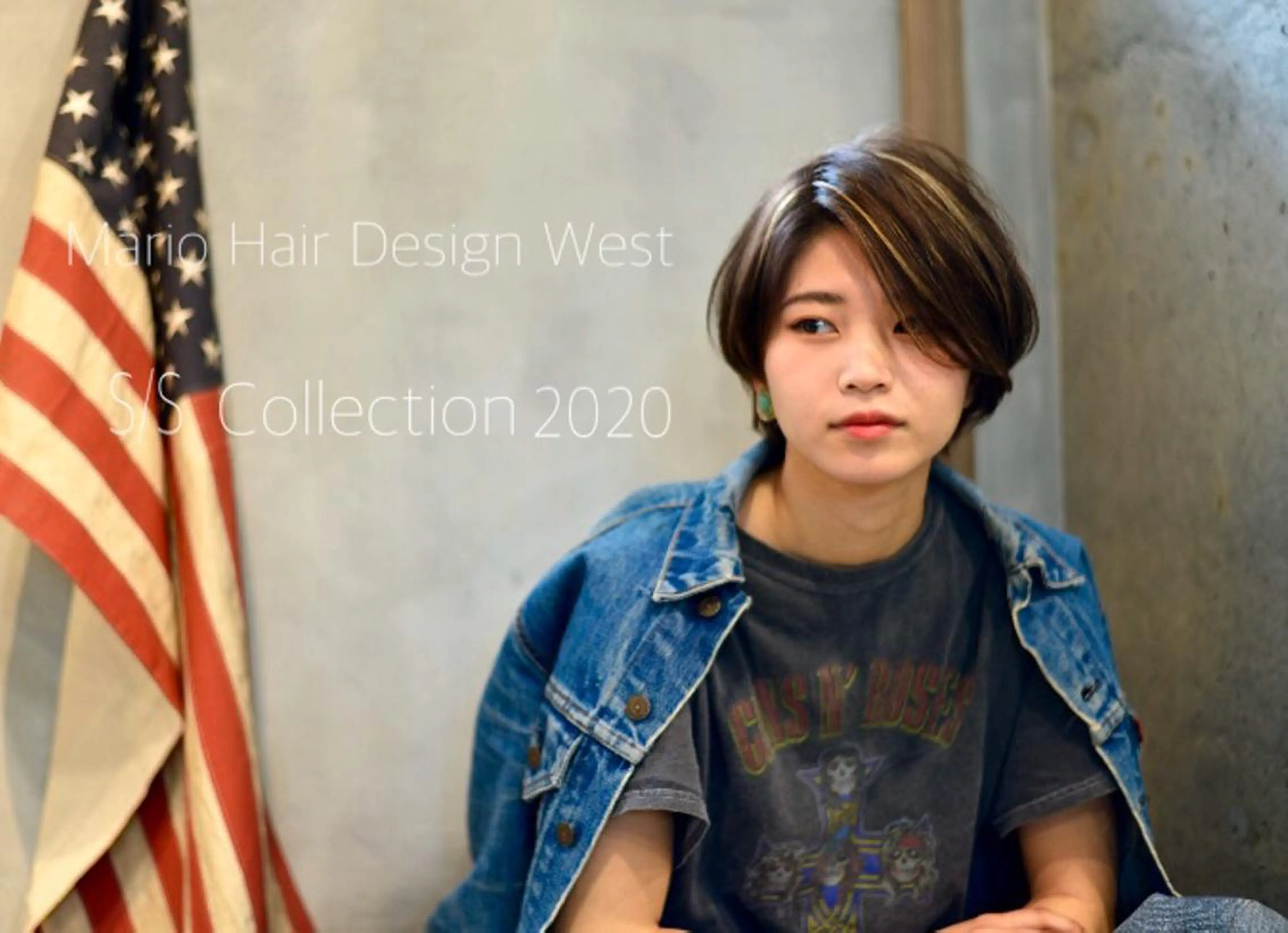 ショート カラー ショートボブ ハイライトカラー ボブ ハイライト ショートヘア 竹嶌 健吾のヘアスタイル