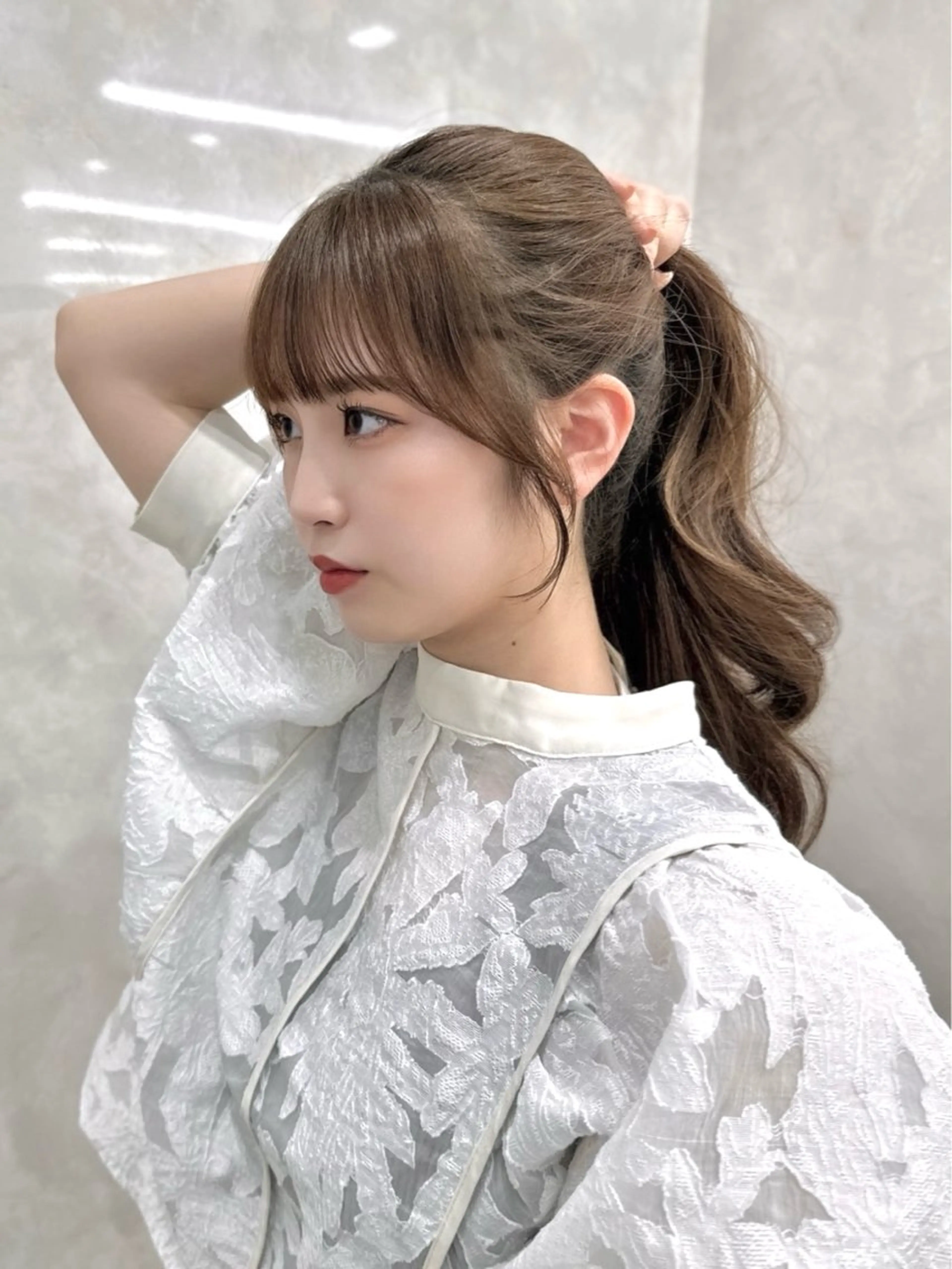 ロング カラー MAEUL NAGOYA所属・前髪顔周り/レイヤー 韓国/桔川恒のヘアスタイル