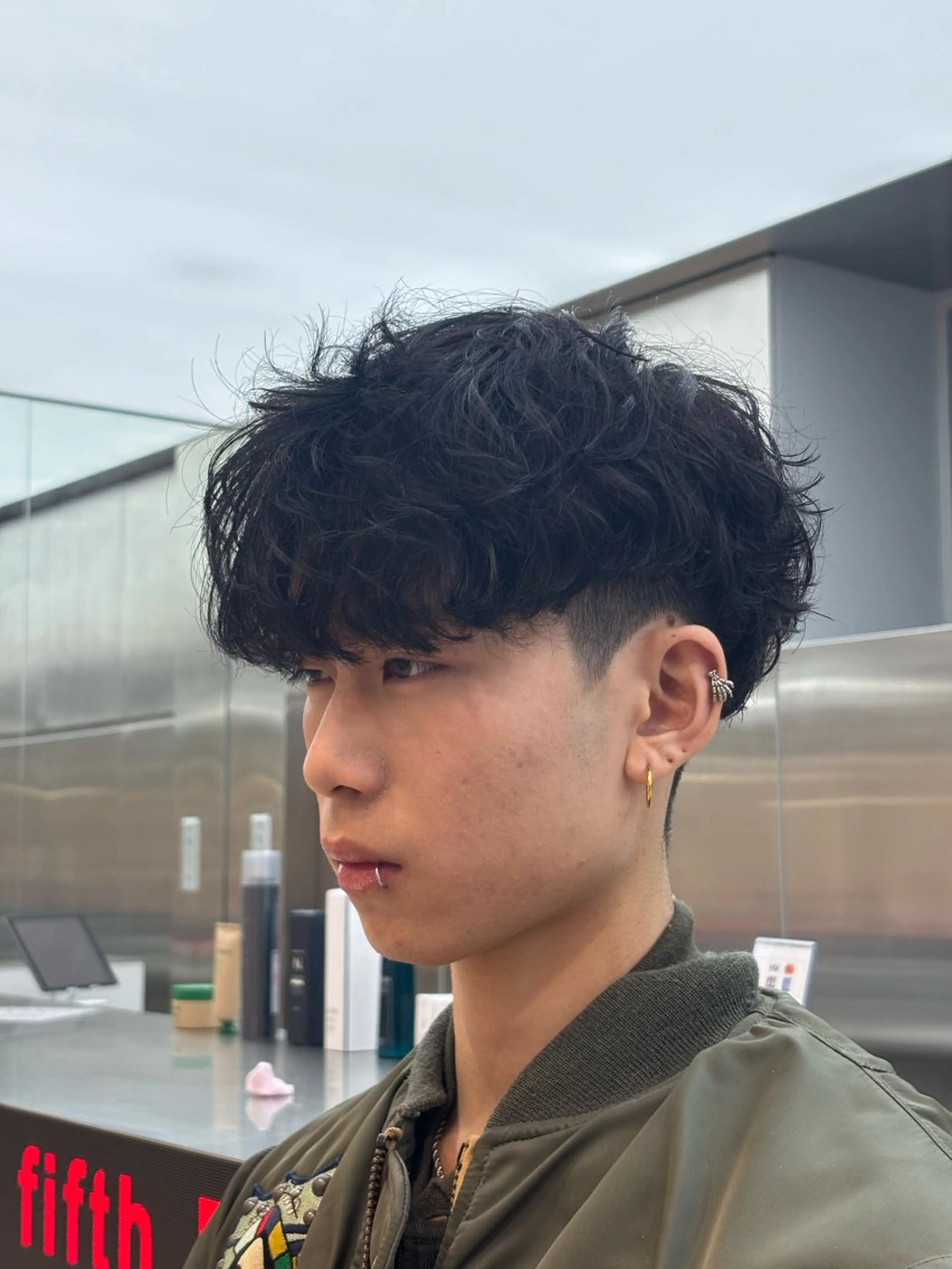 ショート パーマ 【fifth】上條 巧真のヘアスタイル