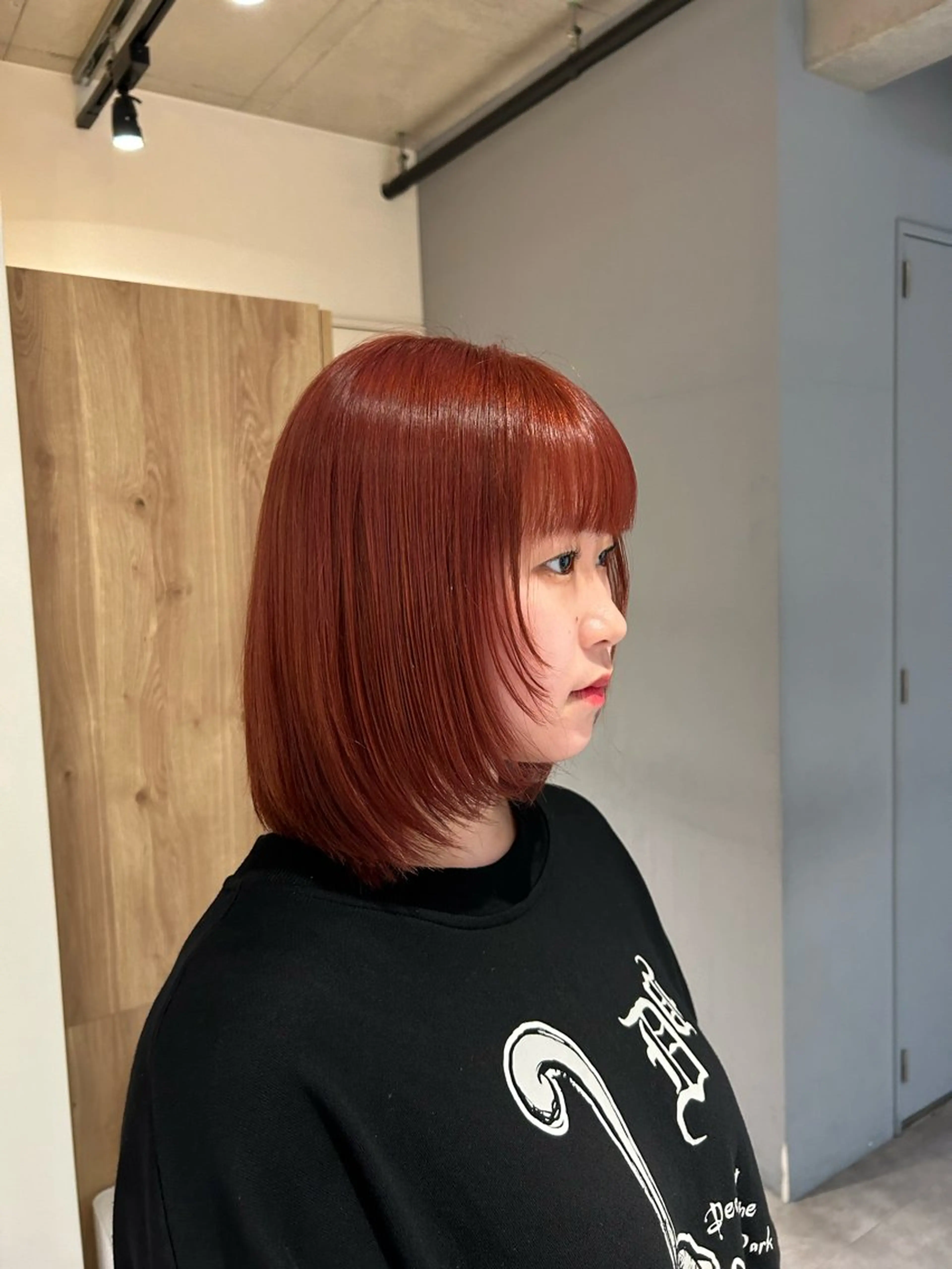 ショート カラー 顔周りカット レイヤーカット ウルフカット 葉月/ボブ/ 透明感カラー／中目黒のヘアスタイル