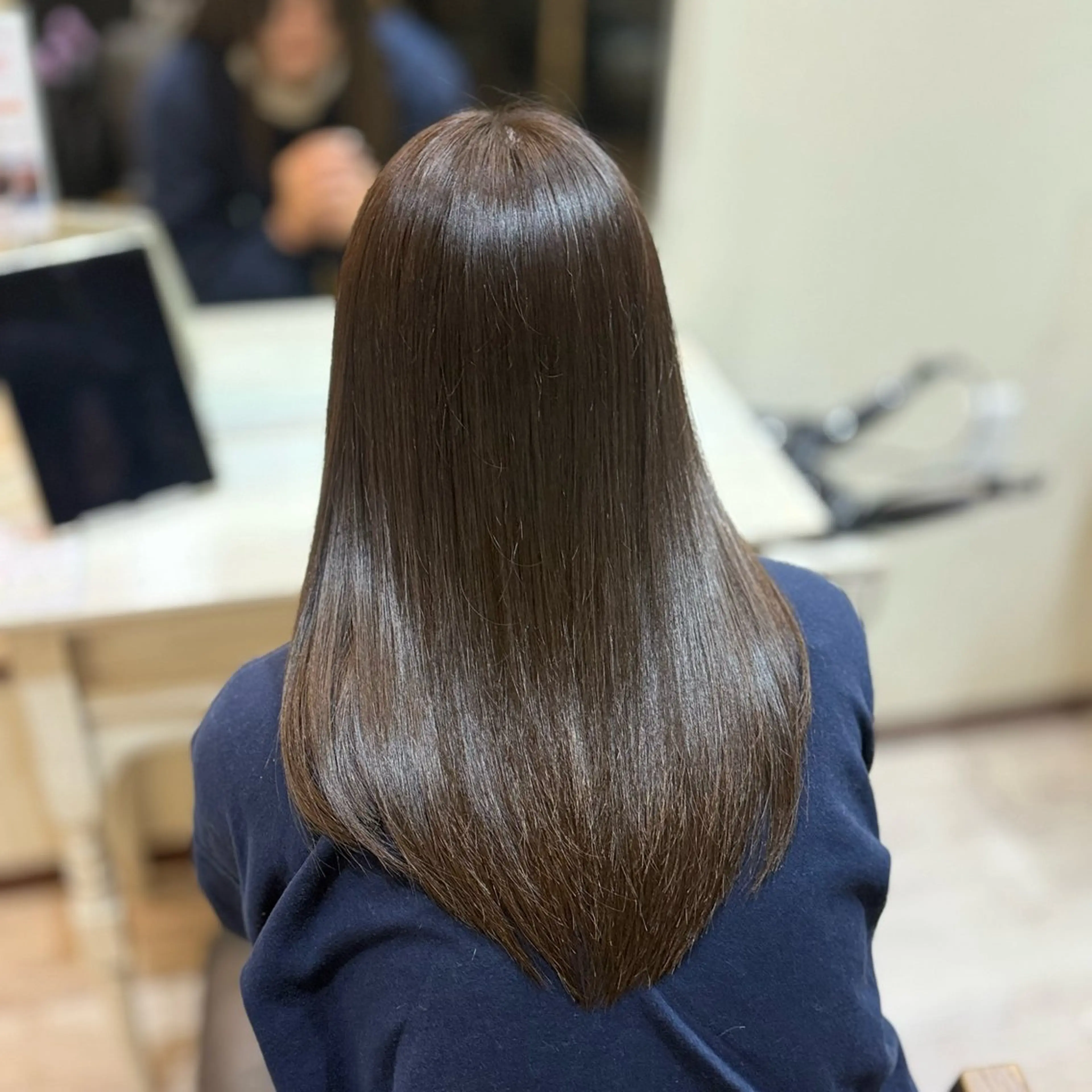 ロング カラー オレンジ 髪質改善 似合わせレイヤー / 栄 / はるな🌼のヘアスタイル