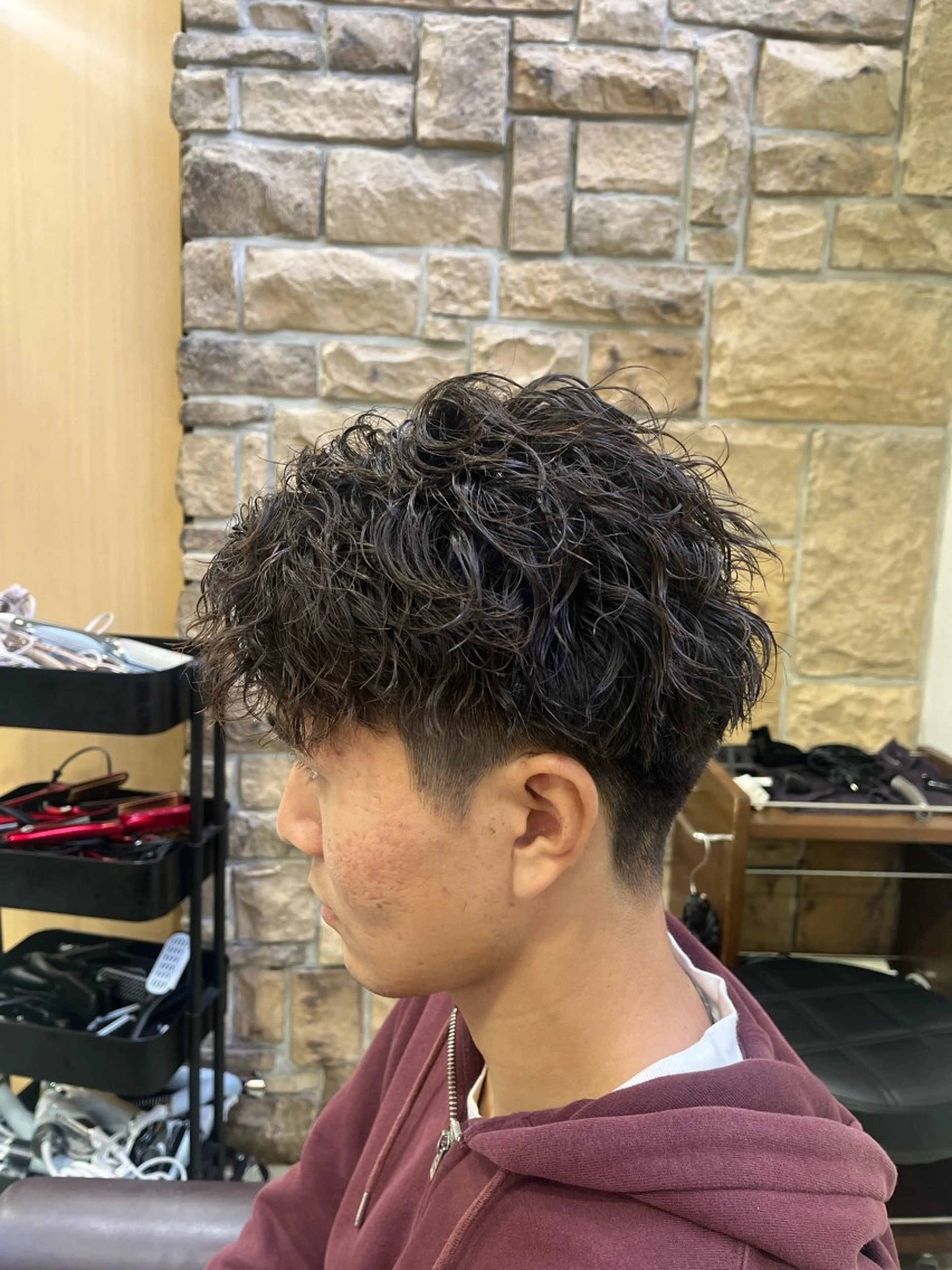 パーマ メンズ だいじゅ/パーマ/ メンズカット/カラーのヘアスタイル