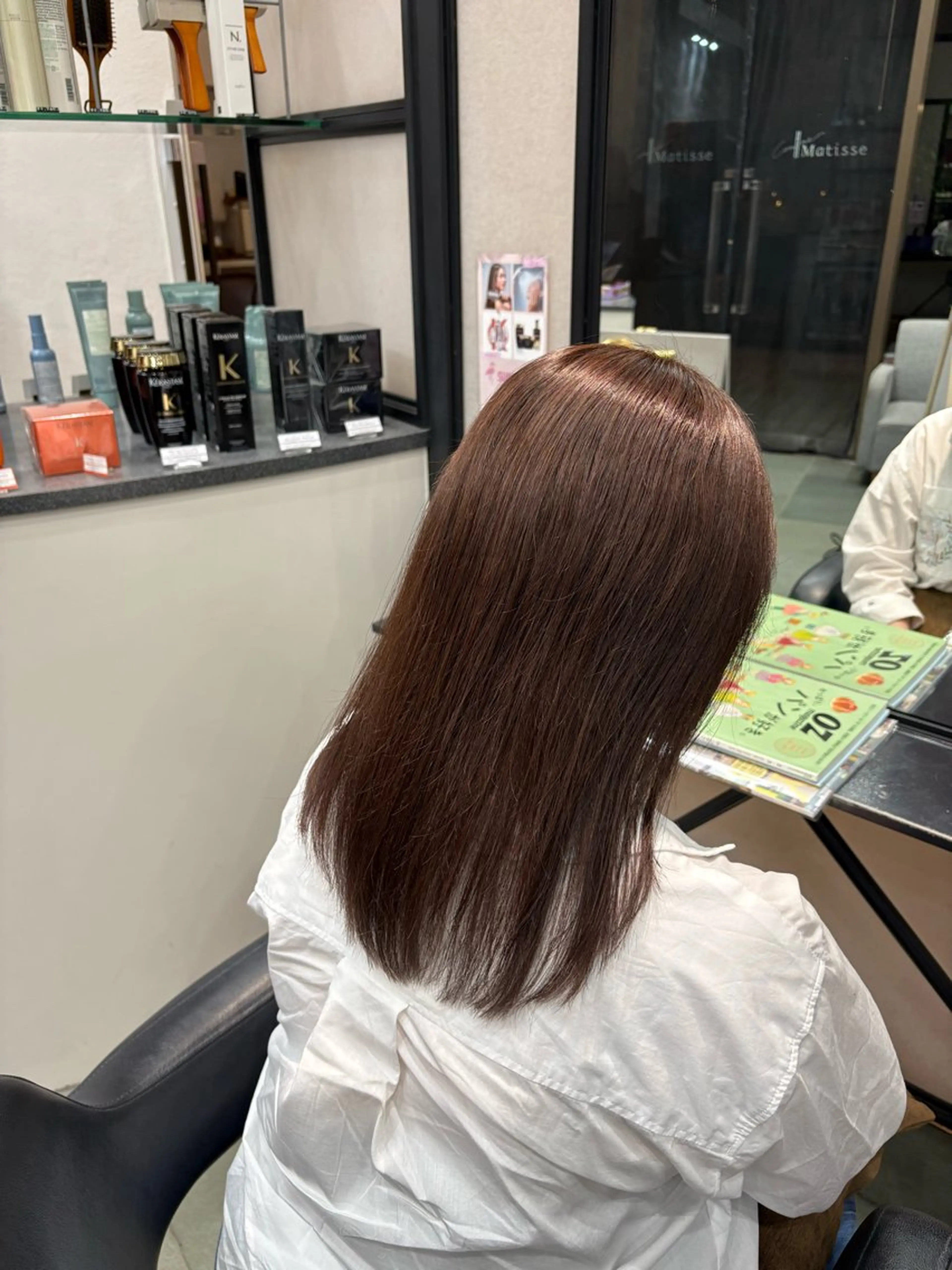 カラー ブラウンカラー 山内 友里菜のヘアスタイル