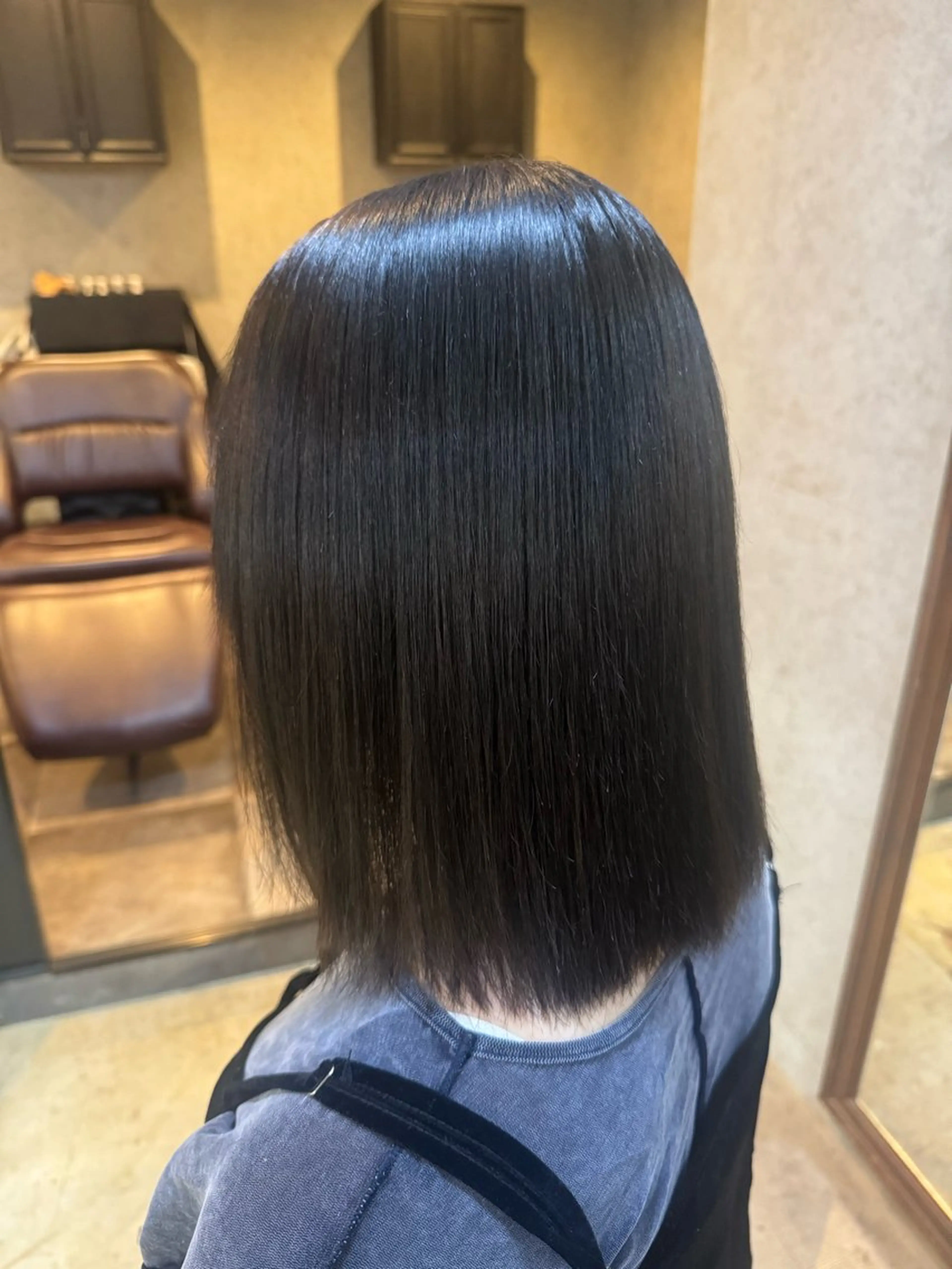 ミディアム ヘアカラー ️🫧透明感🫧🎀 カラー/HINANOのヘアスタイル