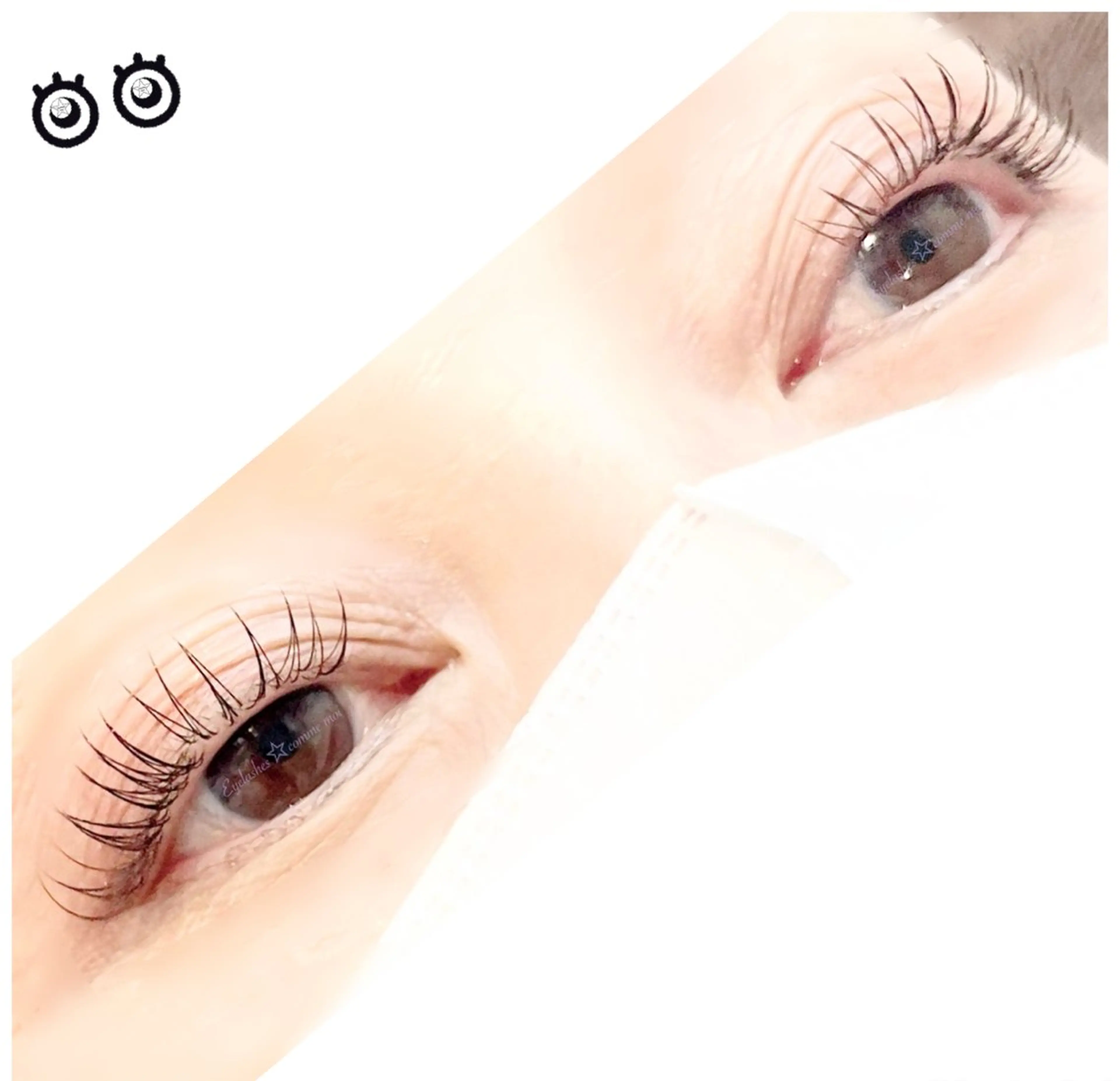 マツエク・マツパ フラットラッシュ マツエク hair lounge comme moi所属・TOMO☆ 高島平のマツエク・マツパデザイン