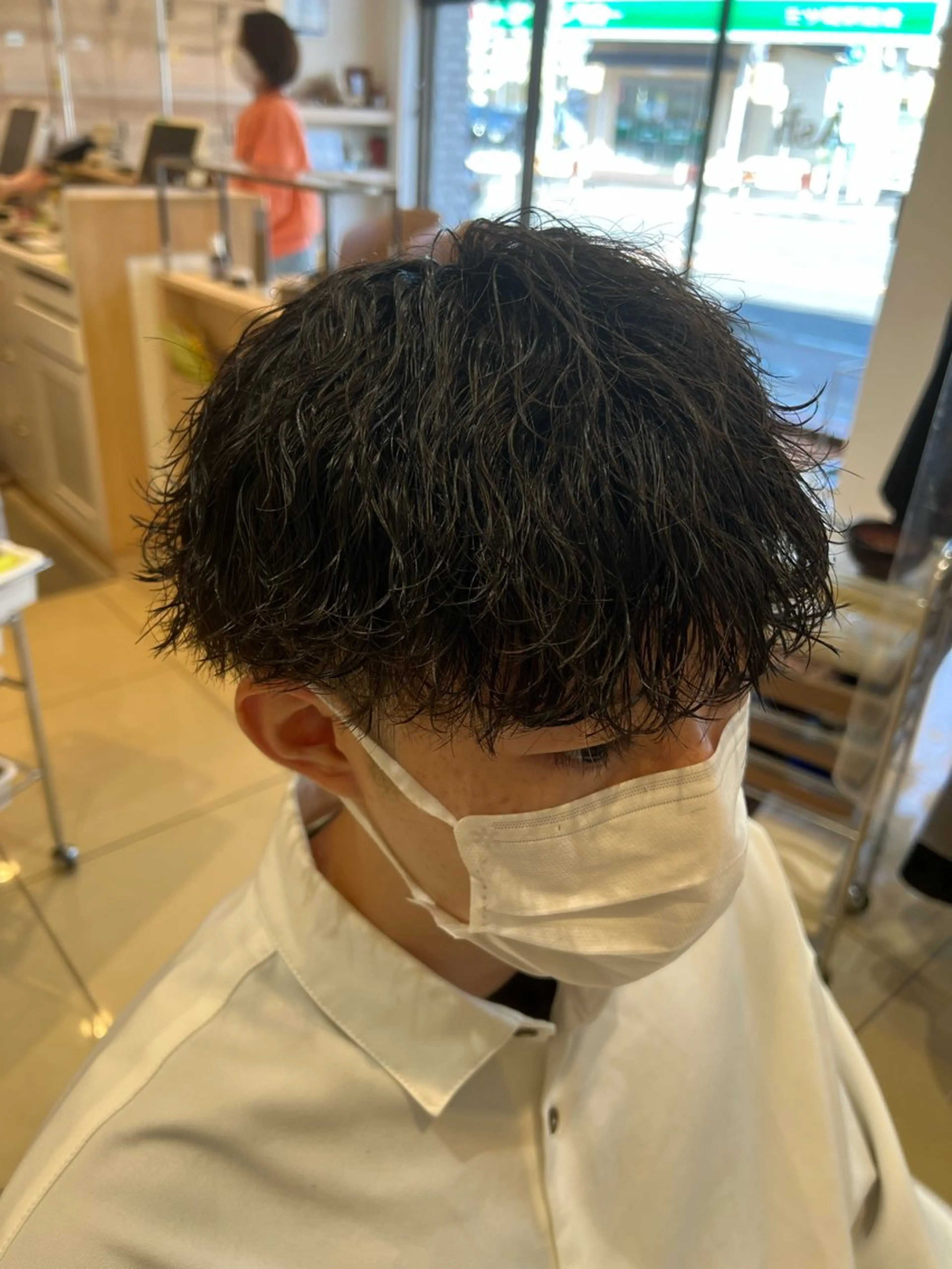 パーマ メンズ オージュアソムリエ 遠藤大河のヘアスタイル