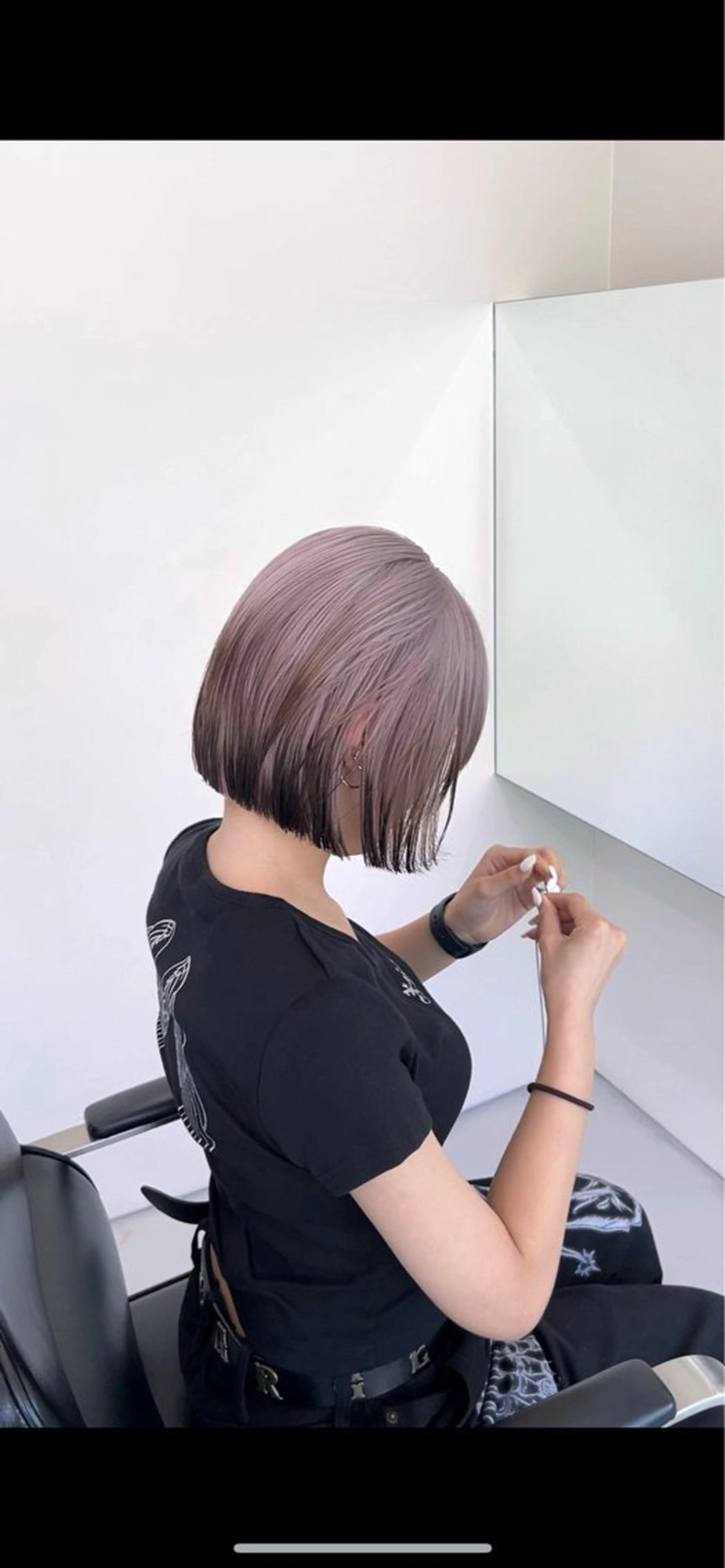 ショート カラー カット ヘアカラー 松原 朱里のヘアスタイル