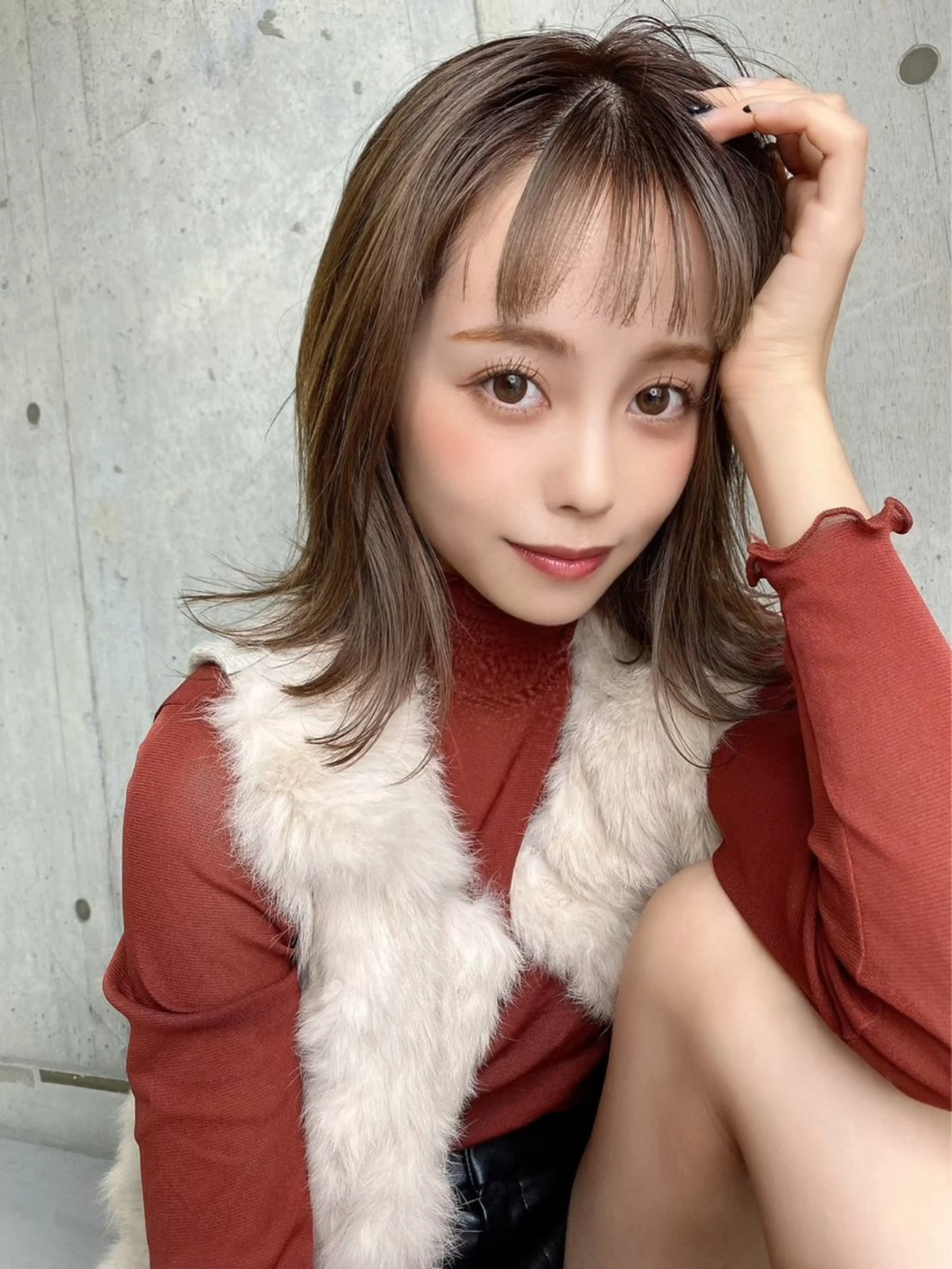 ミディアム カラー ヘアアレンジ メンズ 幸田 怜也のヘアスタイル