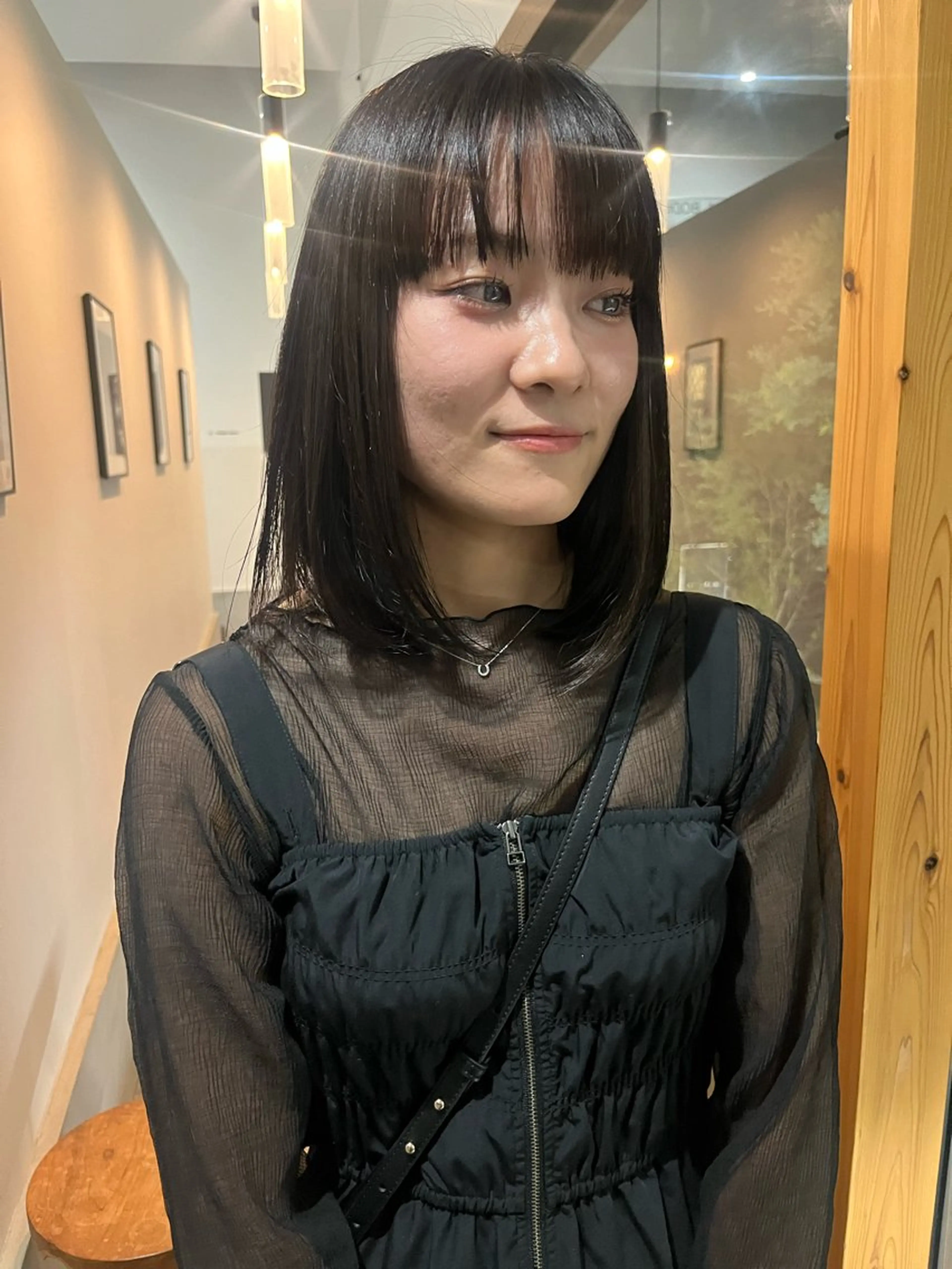 ミディアム 髪質改善 縮毛矯正 heir studio Baretta所属・山本 銀次郎のヘアスタイル