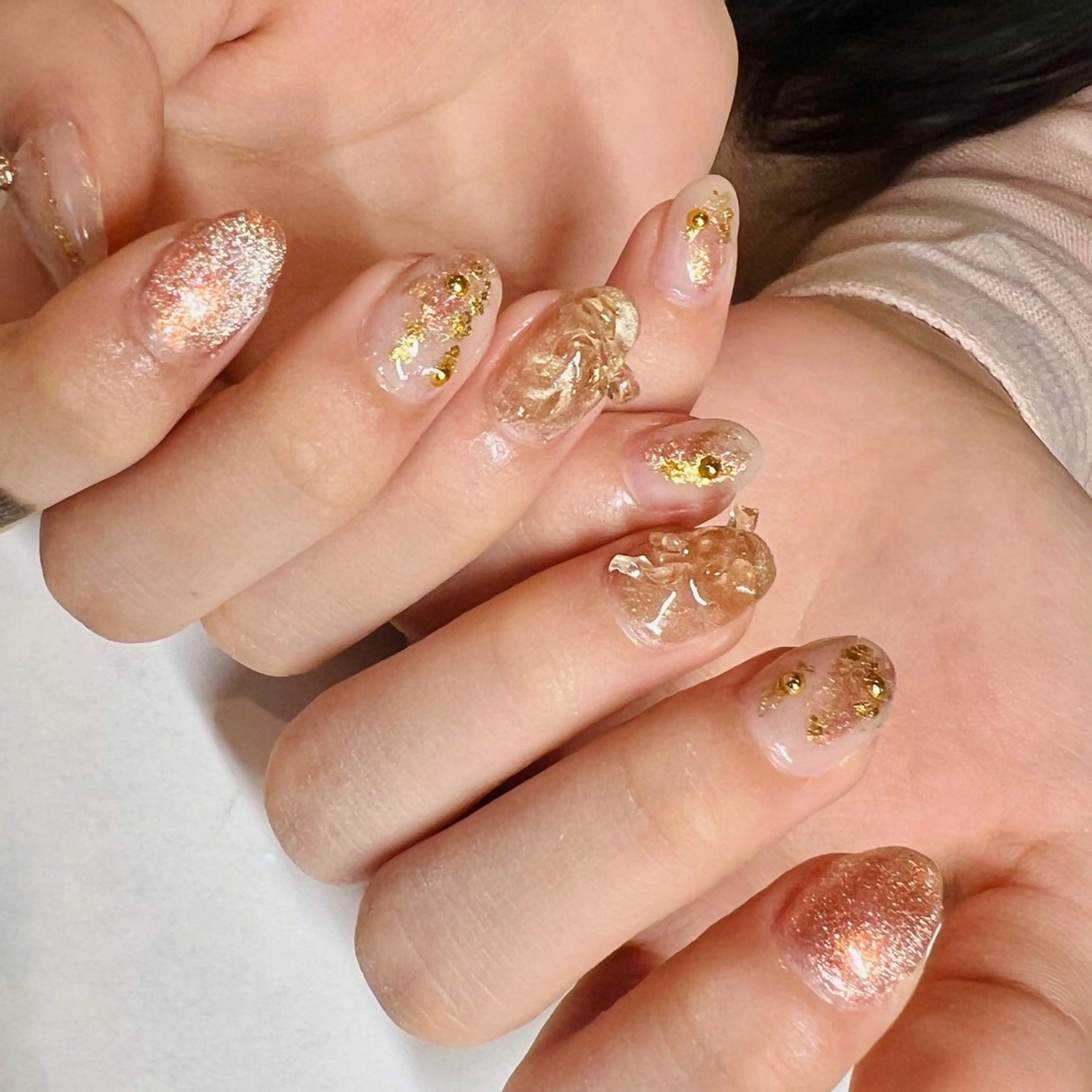 ミディアム ハンドネイル Nail Salon midnightのネイルデザイン
