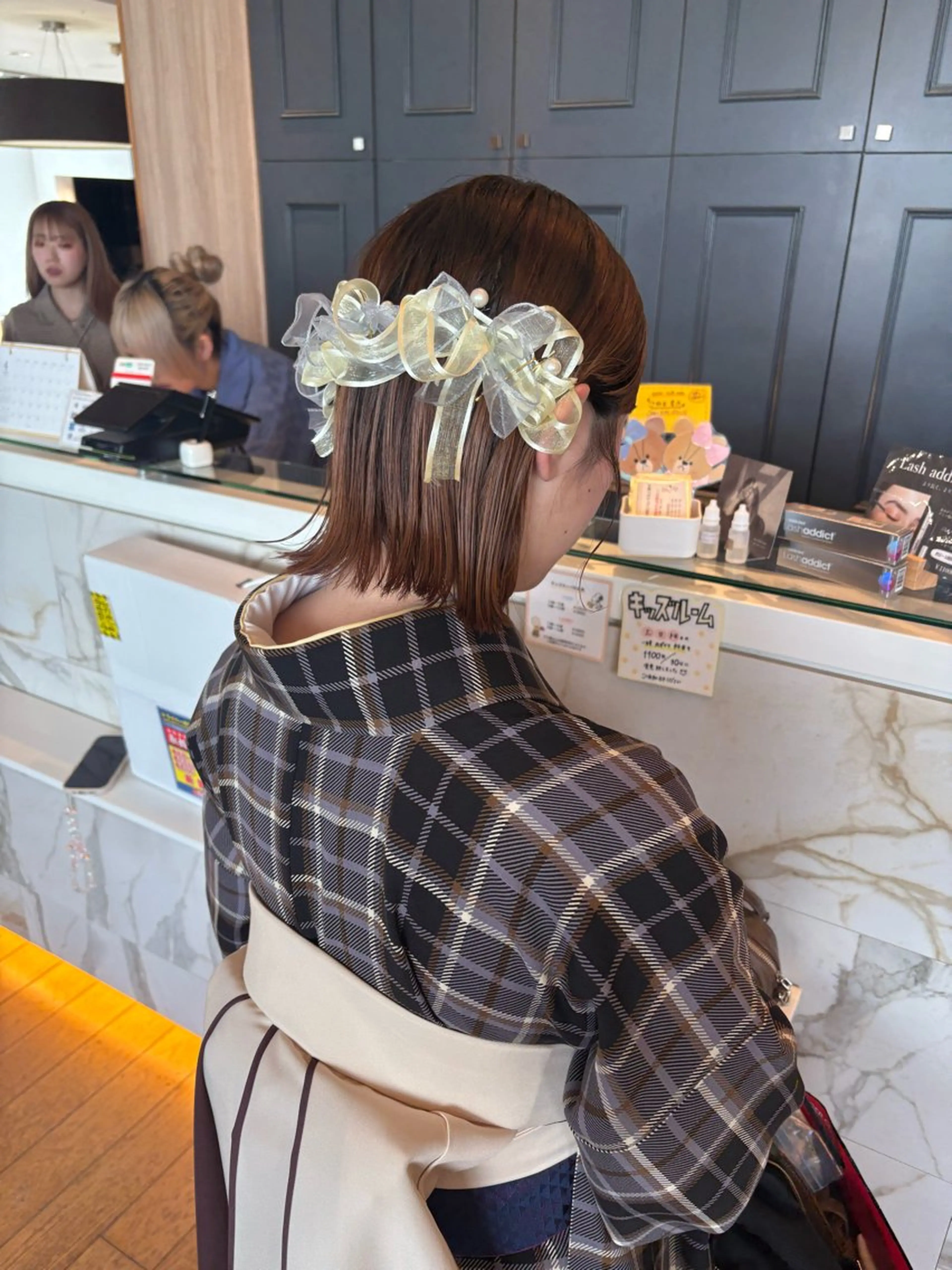 🌸卒業式🌸袴着付け+ヘアセット🎓💐の写真