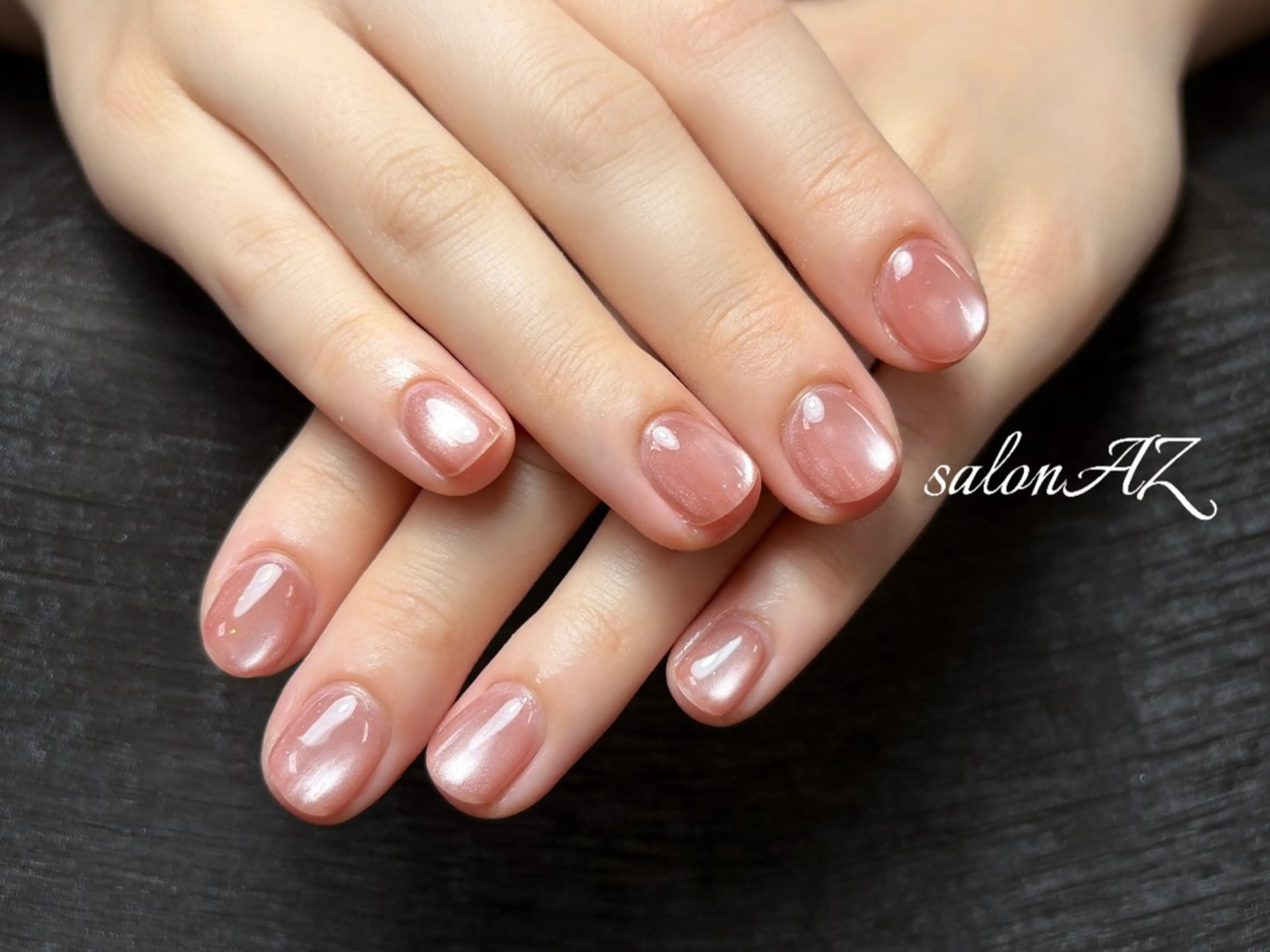 ネイル アートネイル 長さ出し フットネイル フレンチネイル ジェルネイル salon AZのネイルデザイン