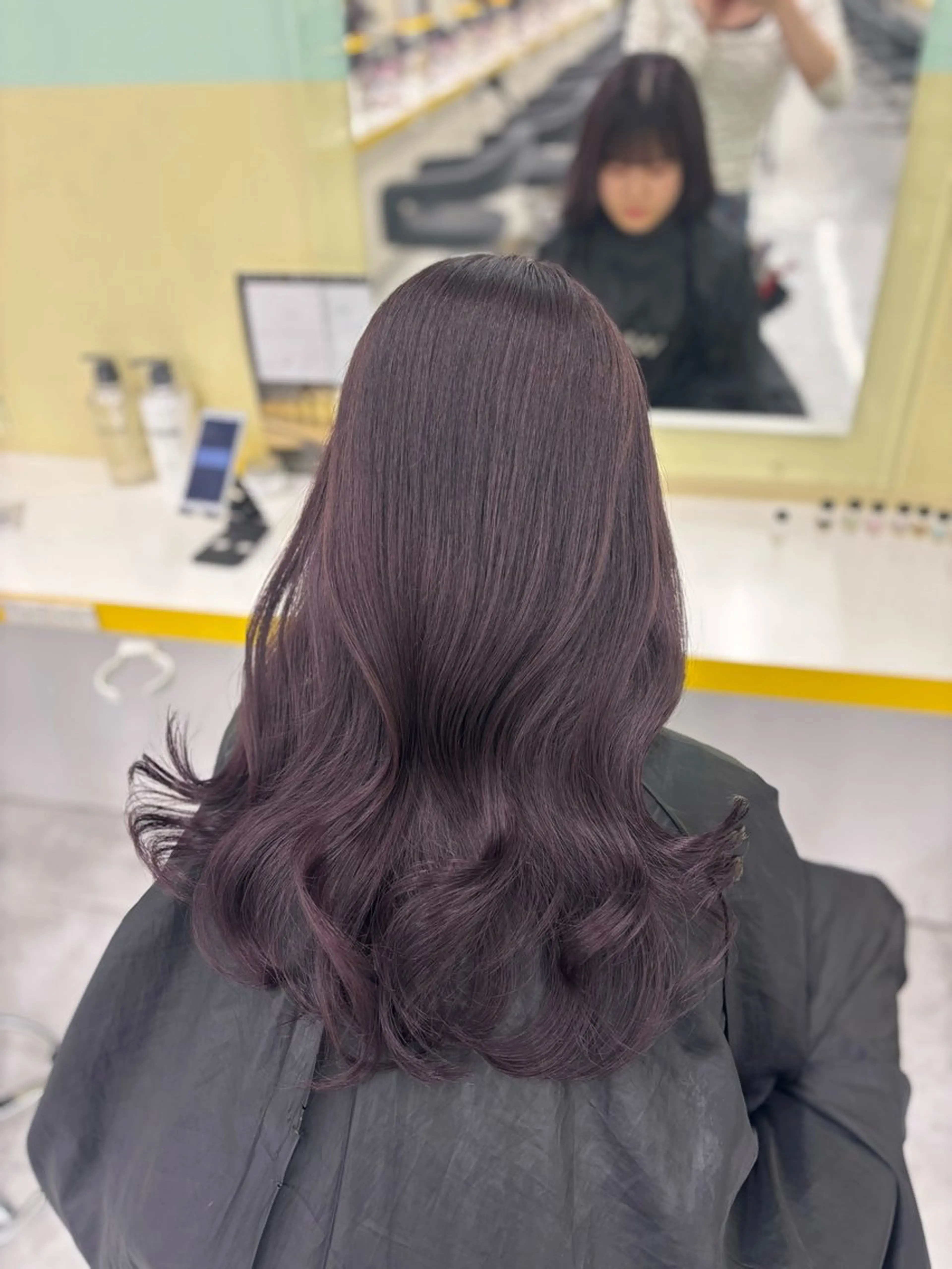 カラー 透明感🫧韓国 🫧hana🫧のヘアスタイル