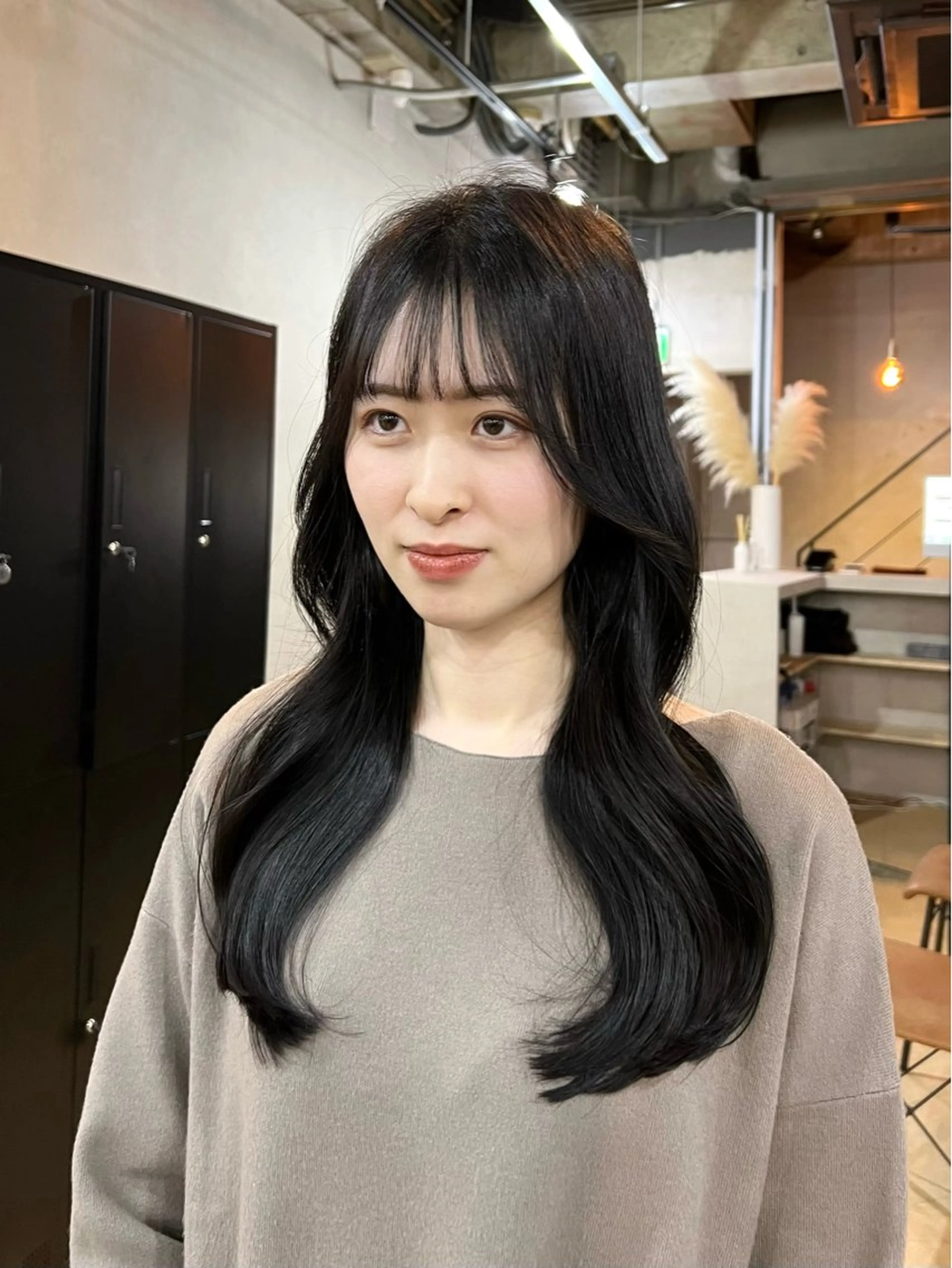 ロング 髪質改善 韓国風ヘア 縮毛矯正 カット ヘアカラー トリートメント 店長/レイヤーカット /大東悠生のヘアスタイル