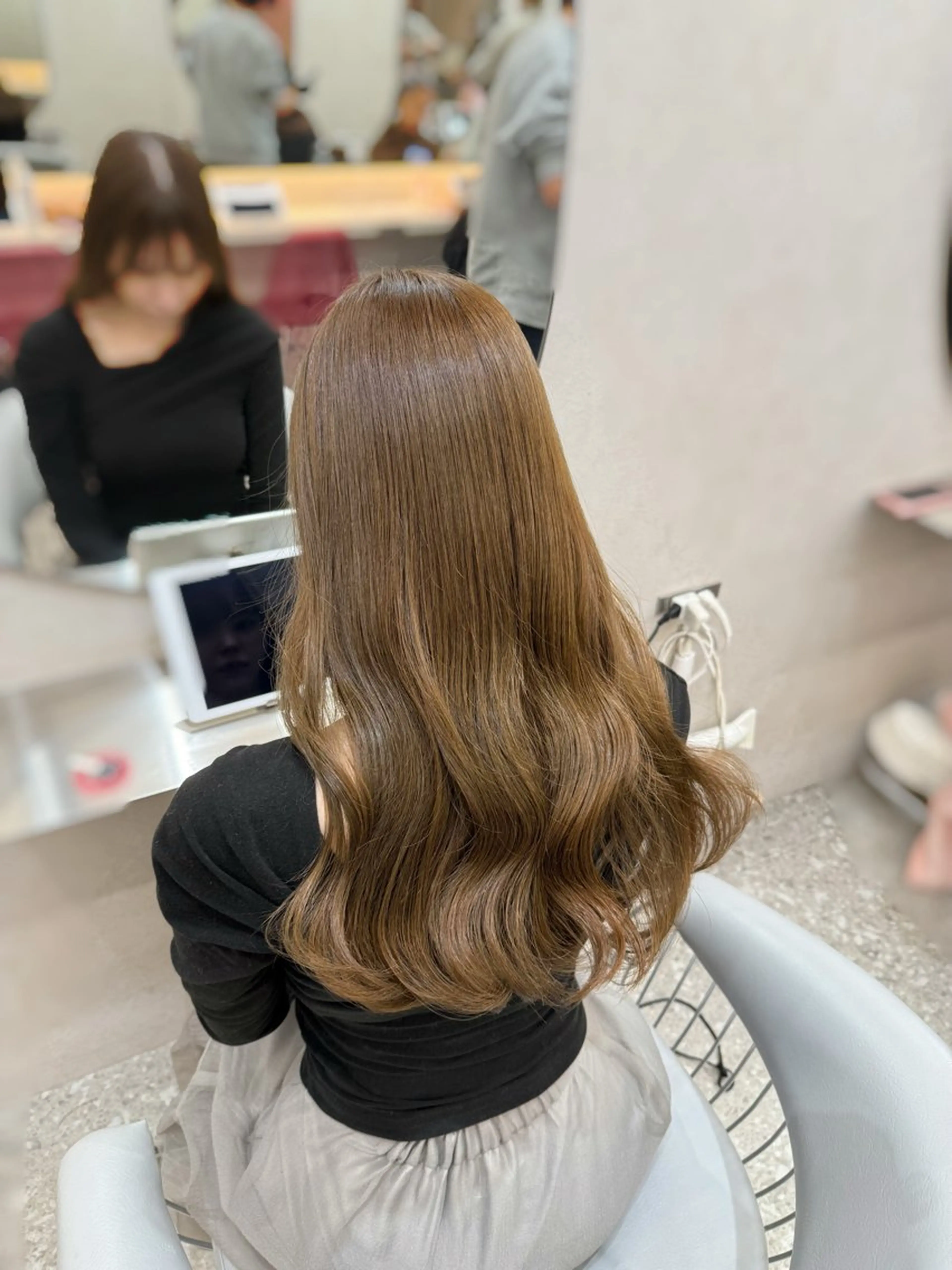 ロング カラー ヘアアレンジ カット ヘアカラー トリートメント なな💎韓国系/ 渋谷💎のヘアスタイル