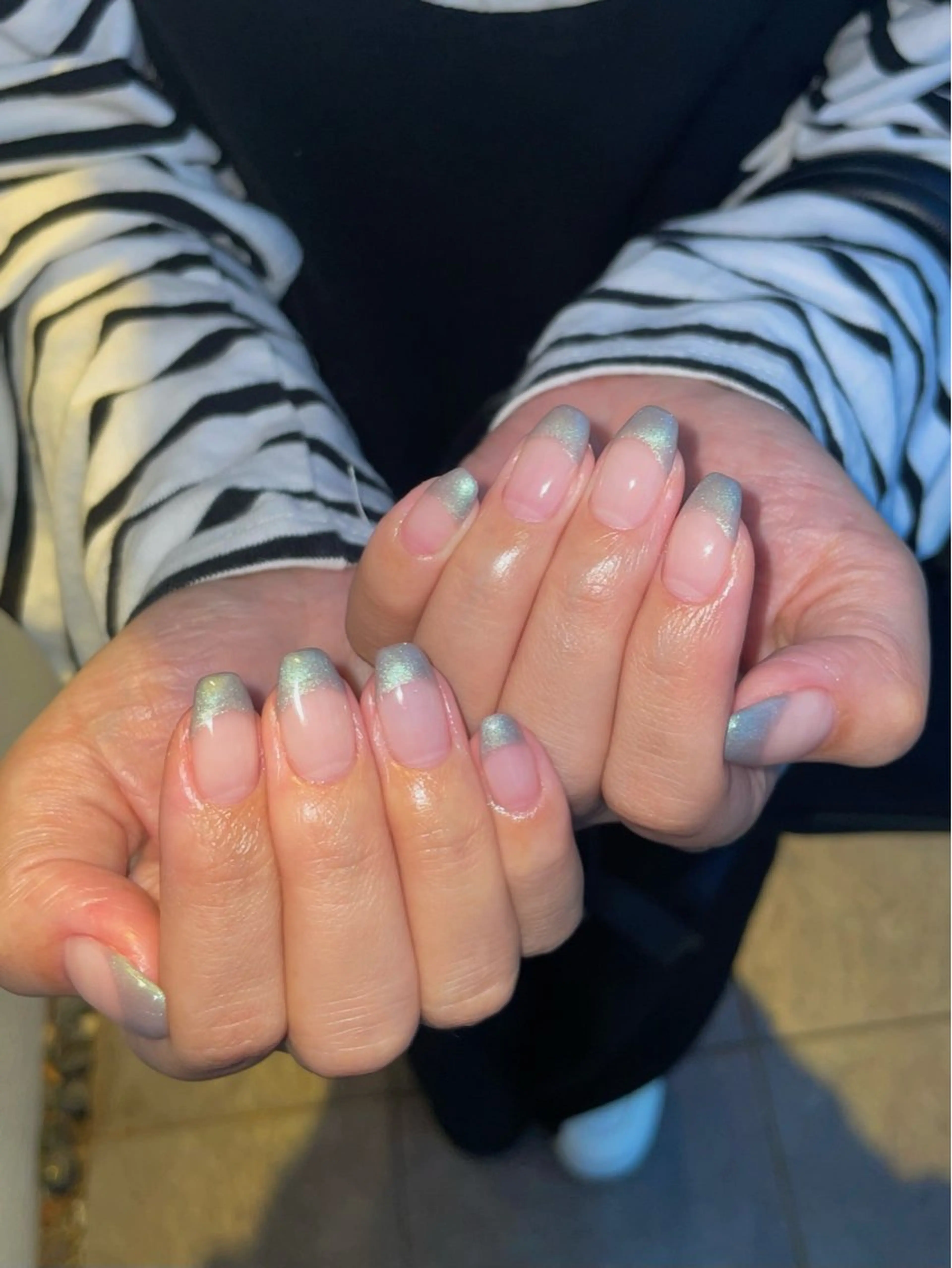 【オフあり】.𖥔 ݁ カラーフレンチ .𖥔 ݁の写真