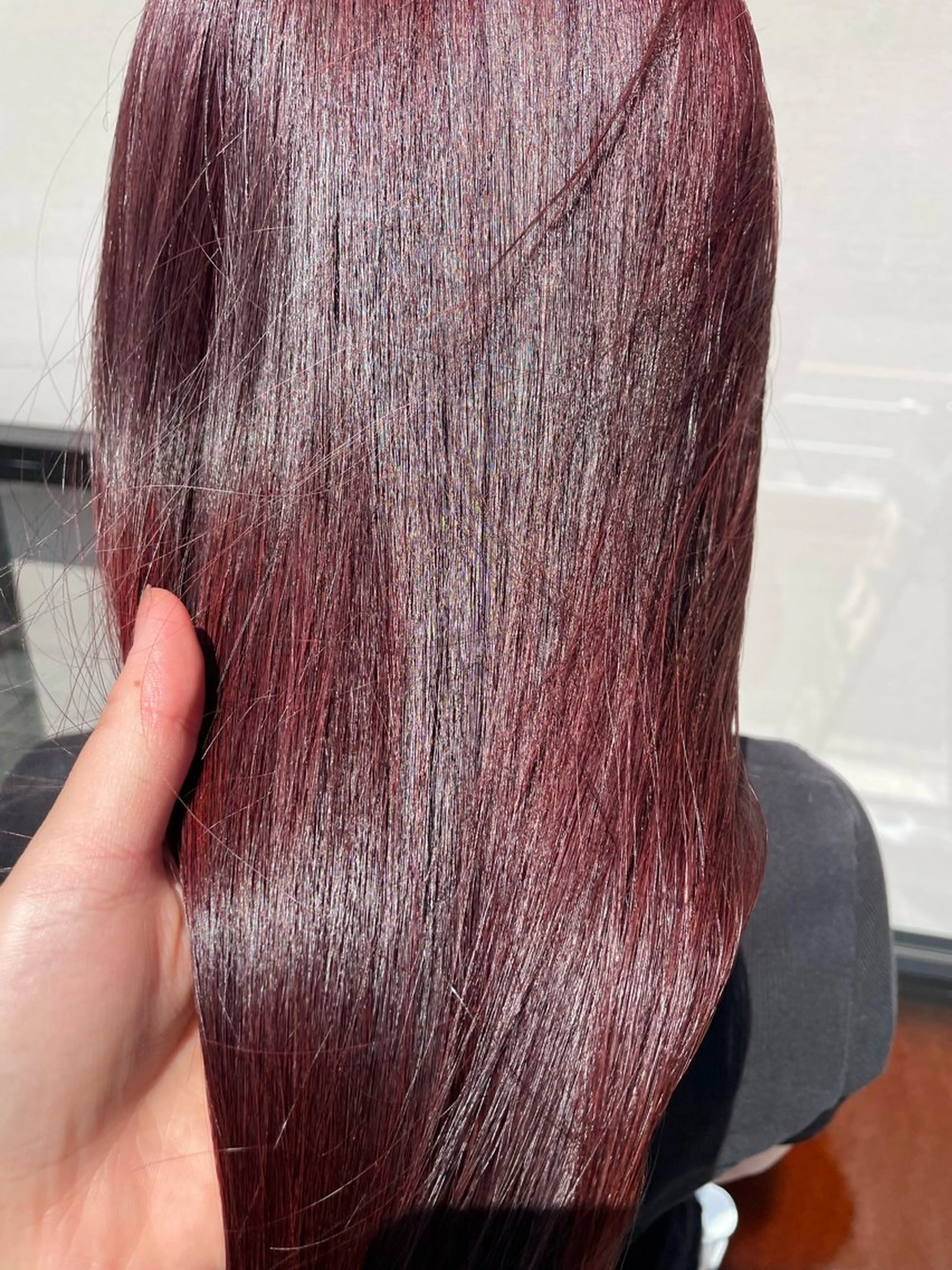 ロング カラー ブリーチ ブリーチなしカラー ヘアカラー さかきばら すみえのヘアスタイル