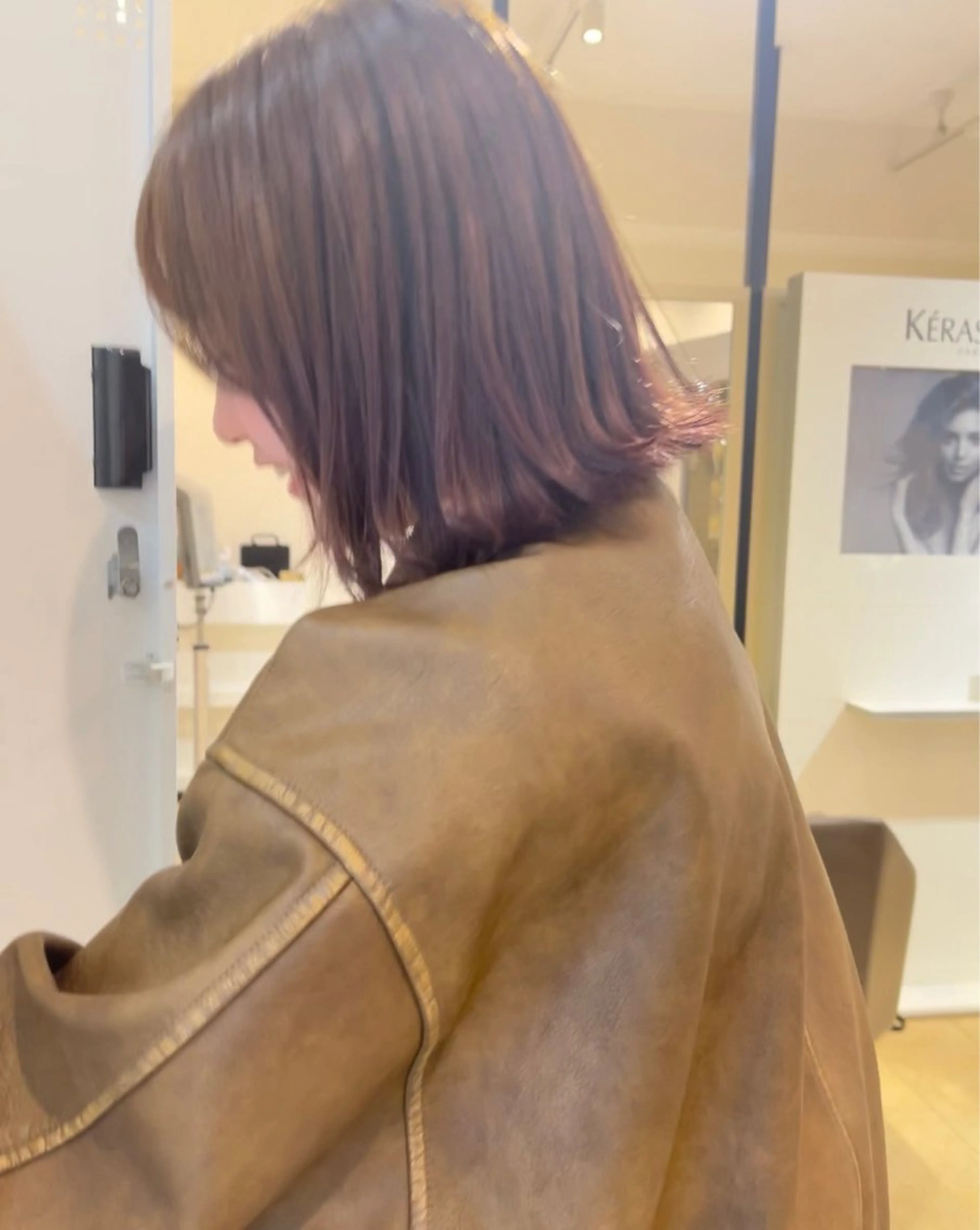 ミディアム カラー RIO 福岡美容師のヘアスタイル